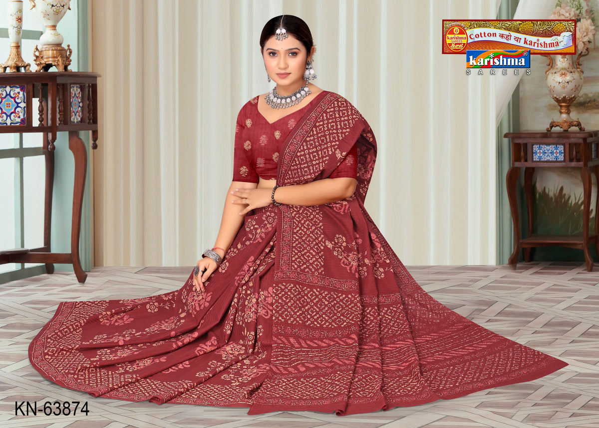 Diamond Dot Grid Malai Saree