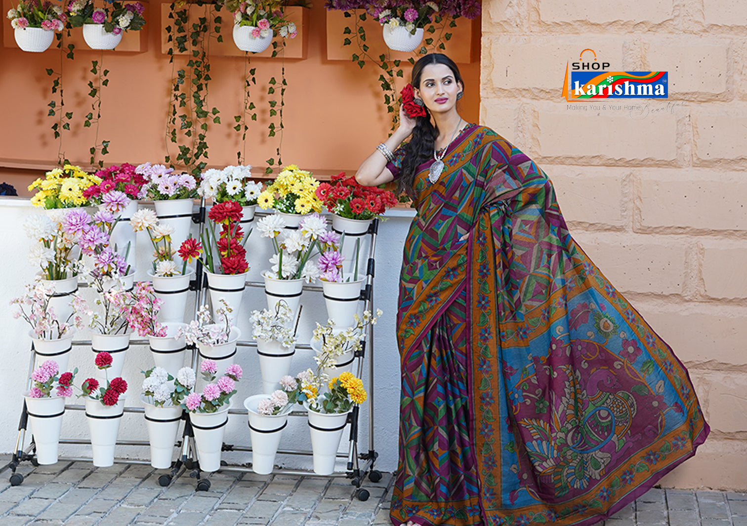 The Timeless Charm of Shop Karishma Cotton Sarees: A Blend of Tradition and Modernity