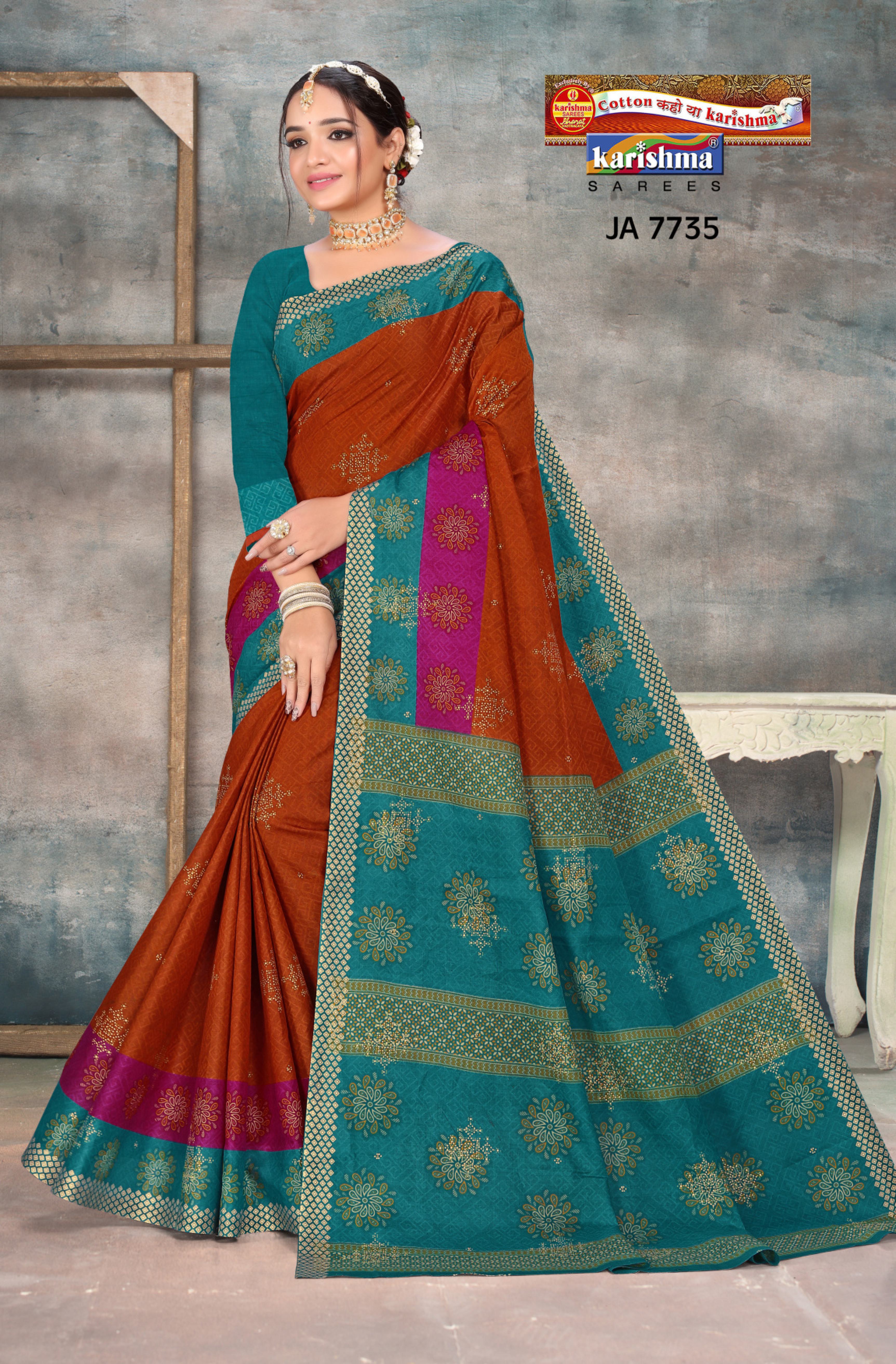 Teal Warli Gold Festive Design Printed Mulmul Pure Cotton Saree