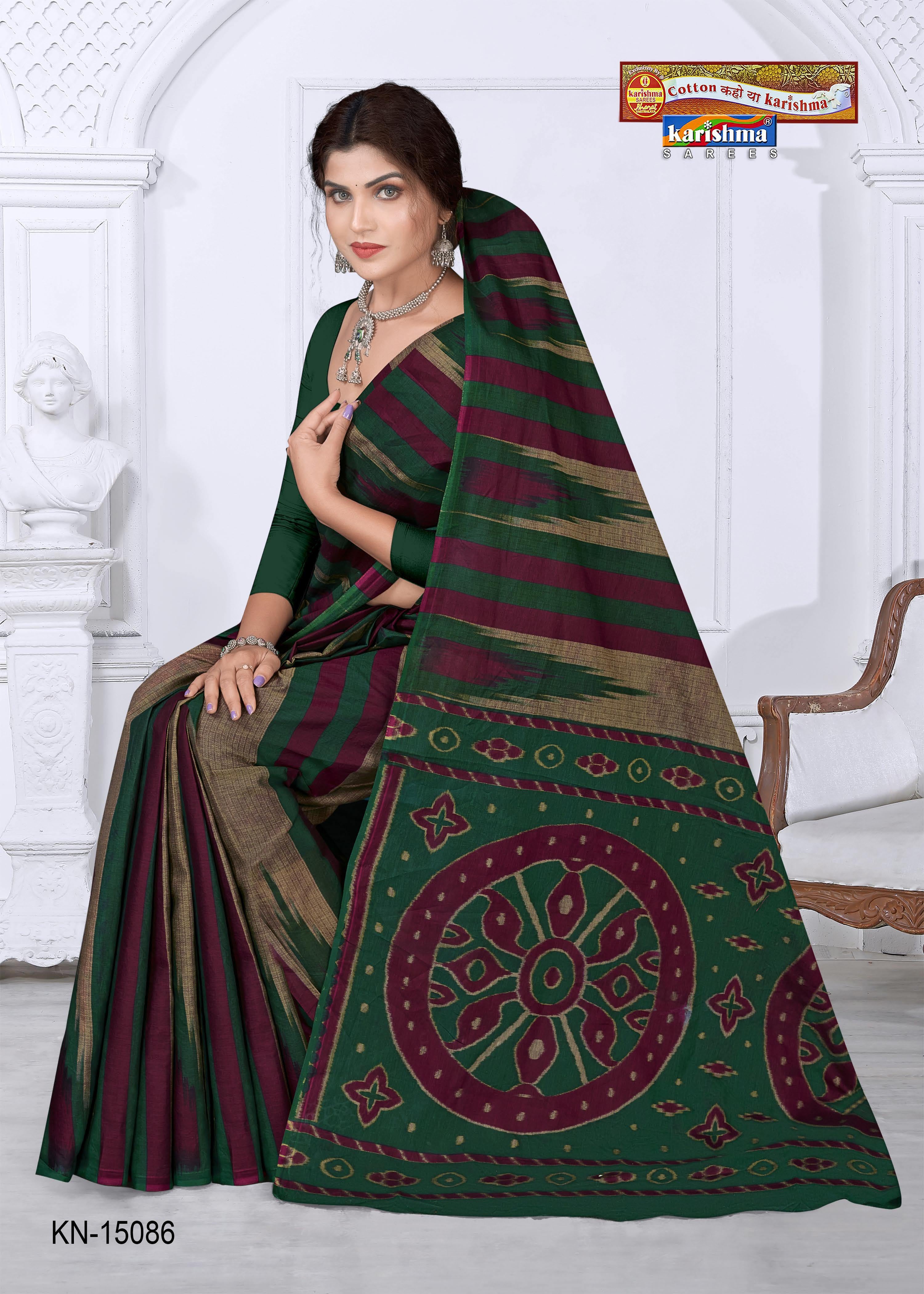 Brown And pink Pure Cotton (Soft) Muslin Saree With Simple and Modern Design