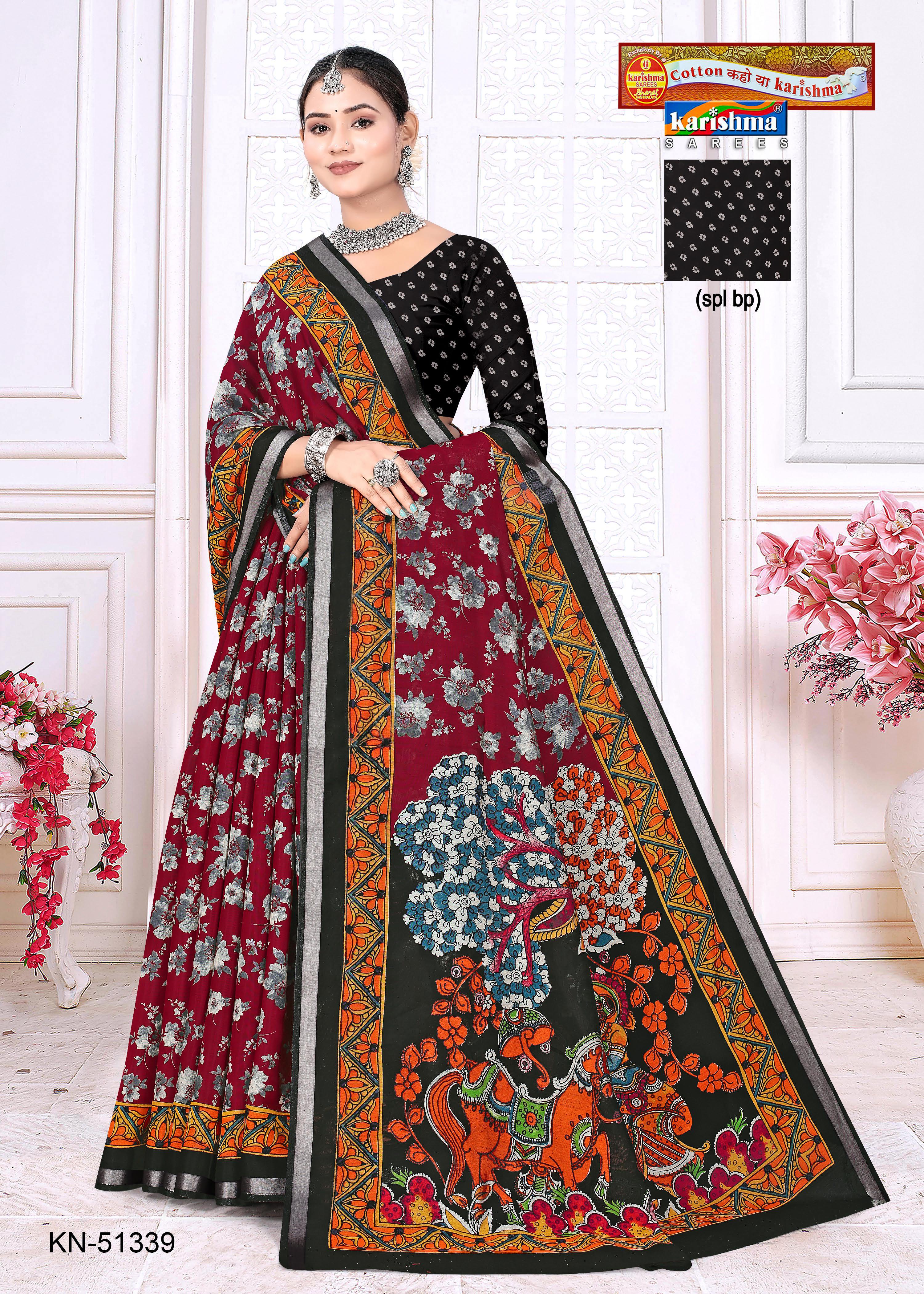 Black And White  Pure Cotton (Soft) Malai Saree With Modern Design And Simple Border