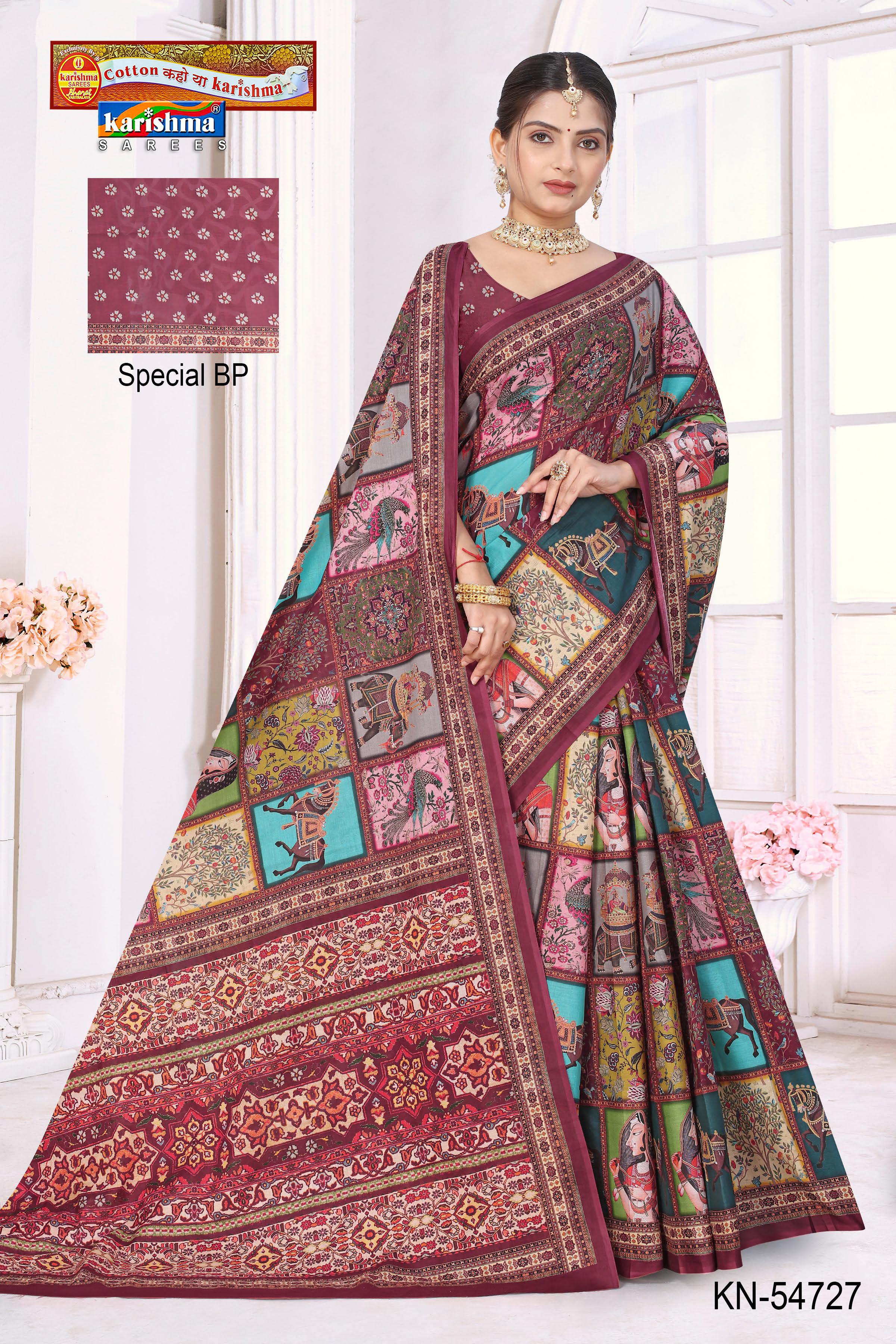 Wine Pure Cotton (Soft) Malai Saree With Figure Print And Intricate Pallu