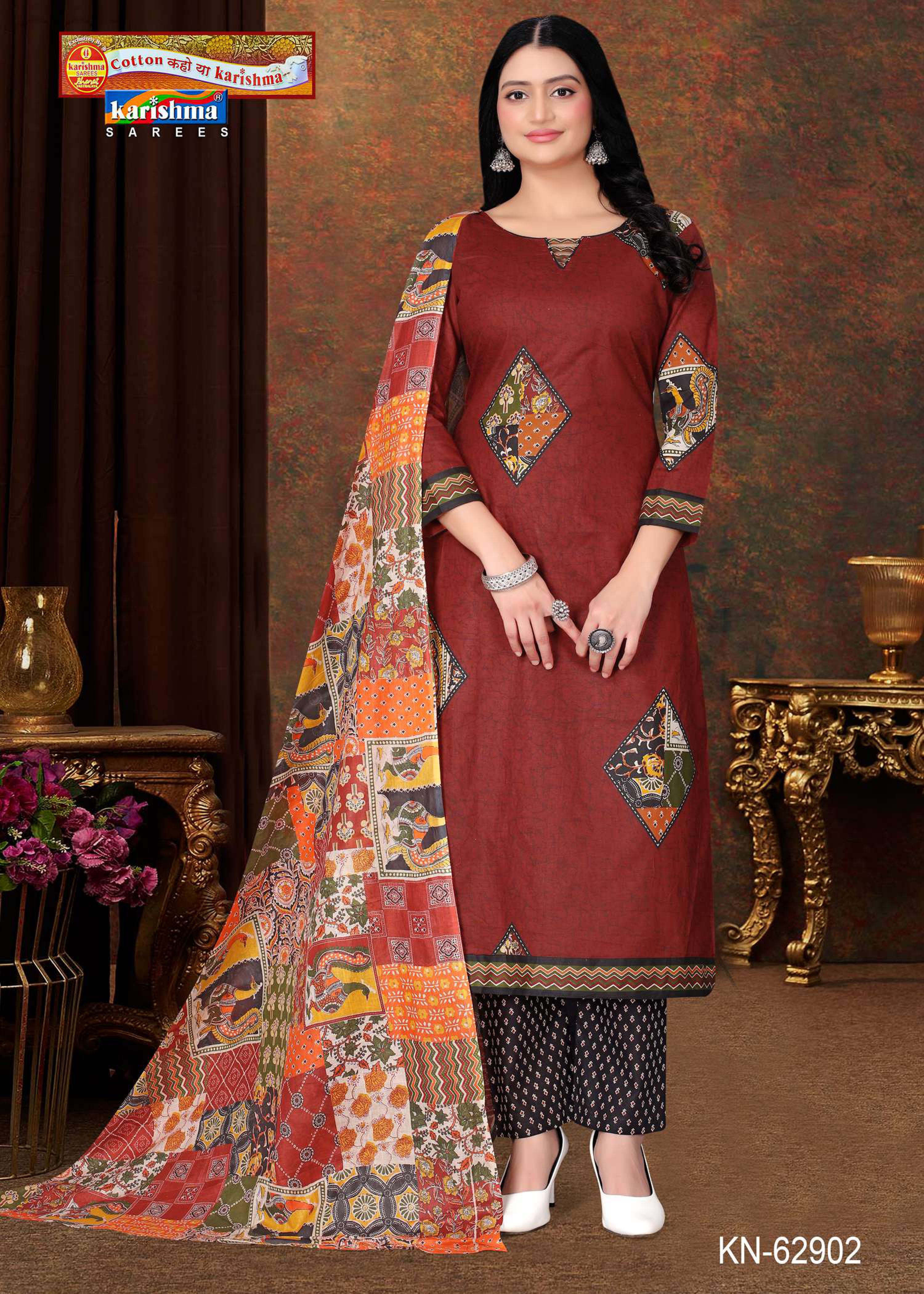 Printed Dress Karishma Cotton Churidar Materials Online Shopping Pure Cotton  Salwar Suits Karishma Salwar And Suits