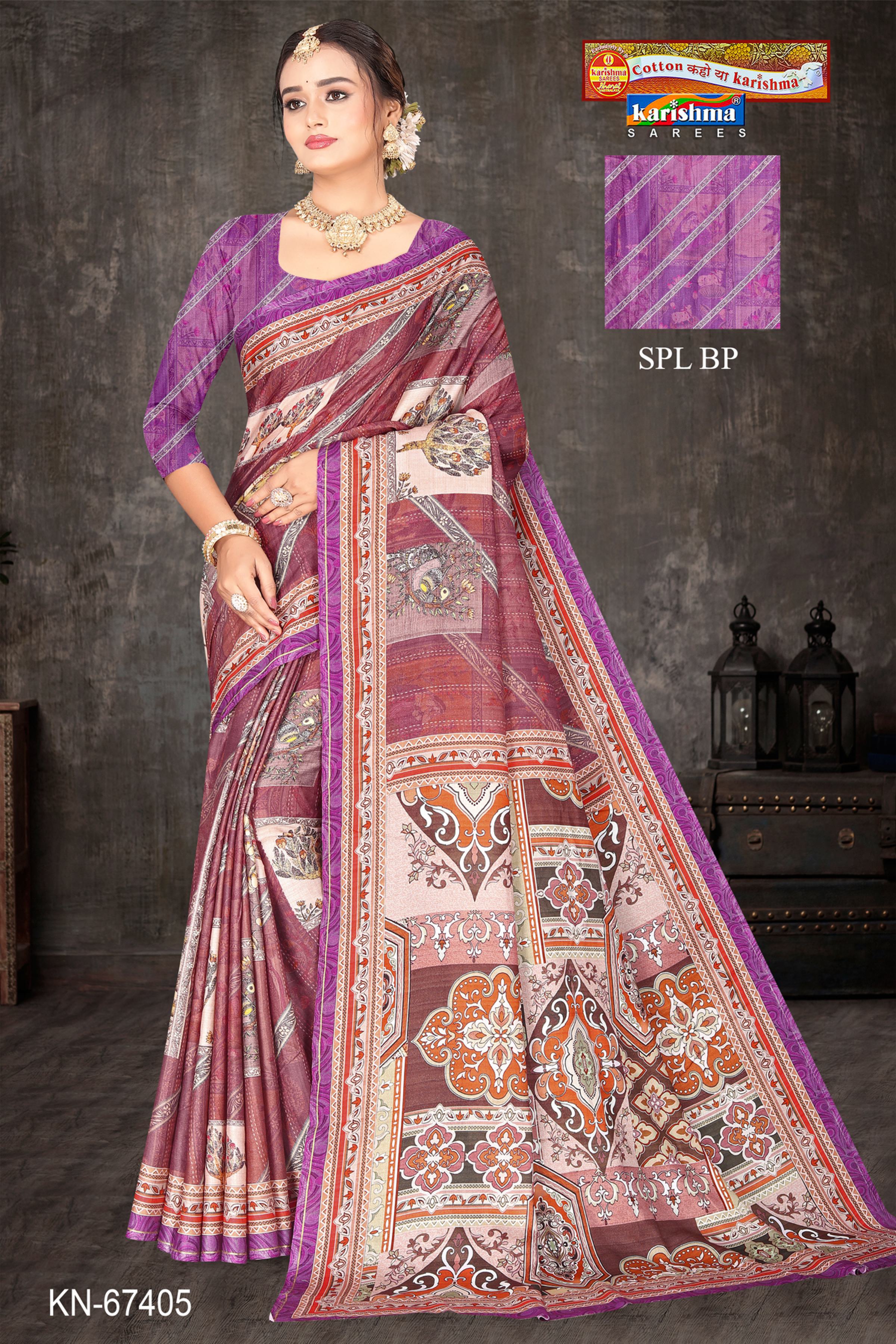 Burgundy Pure Cotton Malai (soft) Saree With Abstract Design