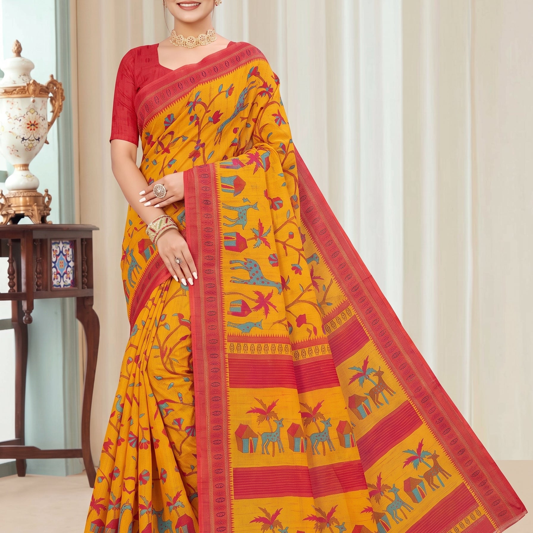 Side drape [sku:KN-46867]