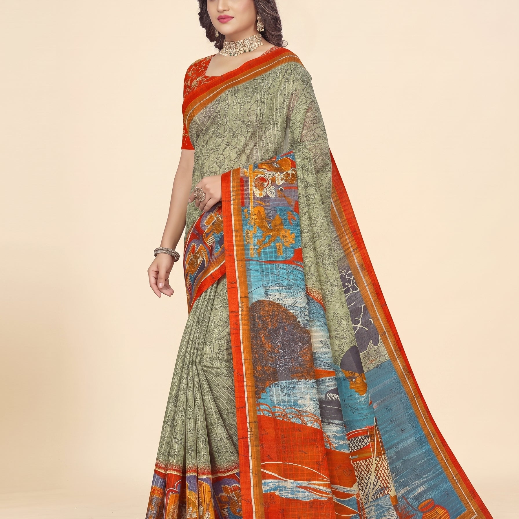 Side drape [sku:D.NO.56640]
