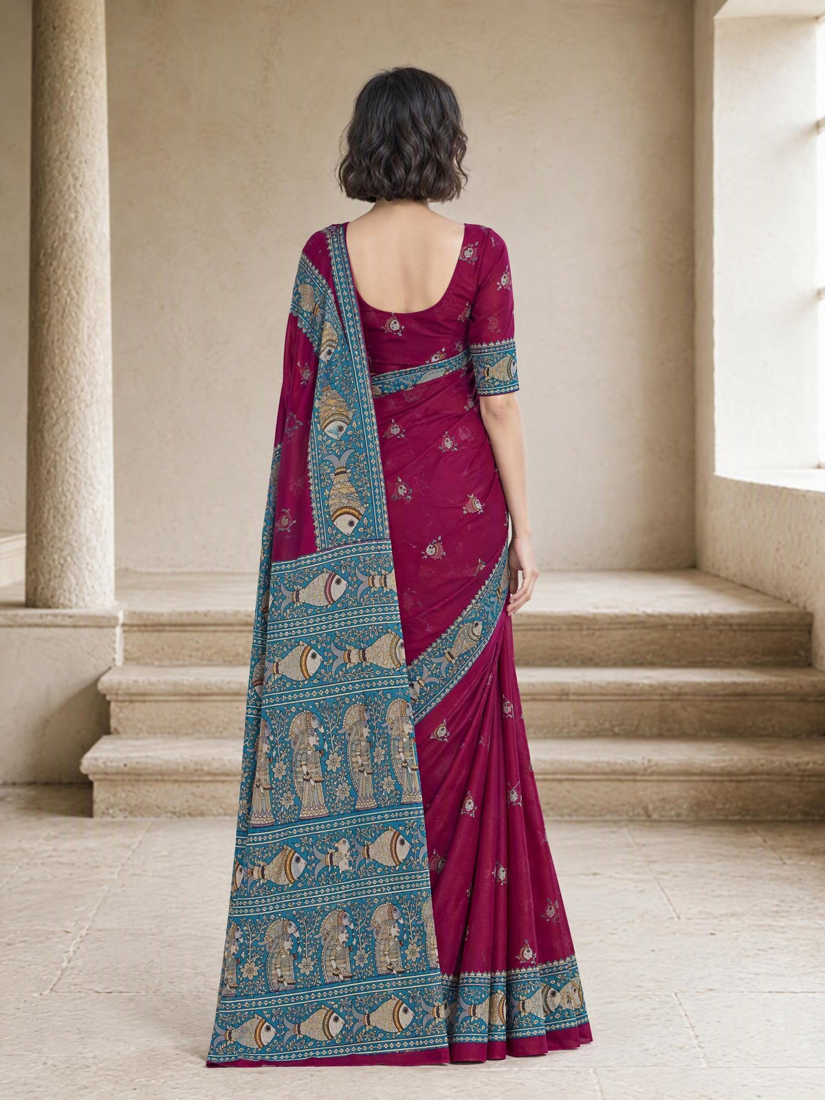 Back pallu [sku:BV-22789]