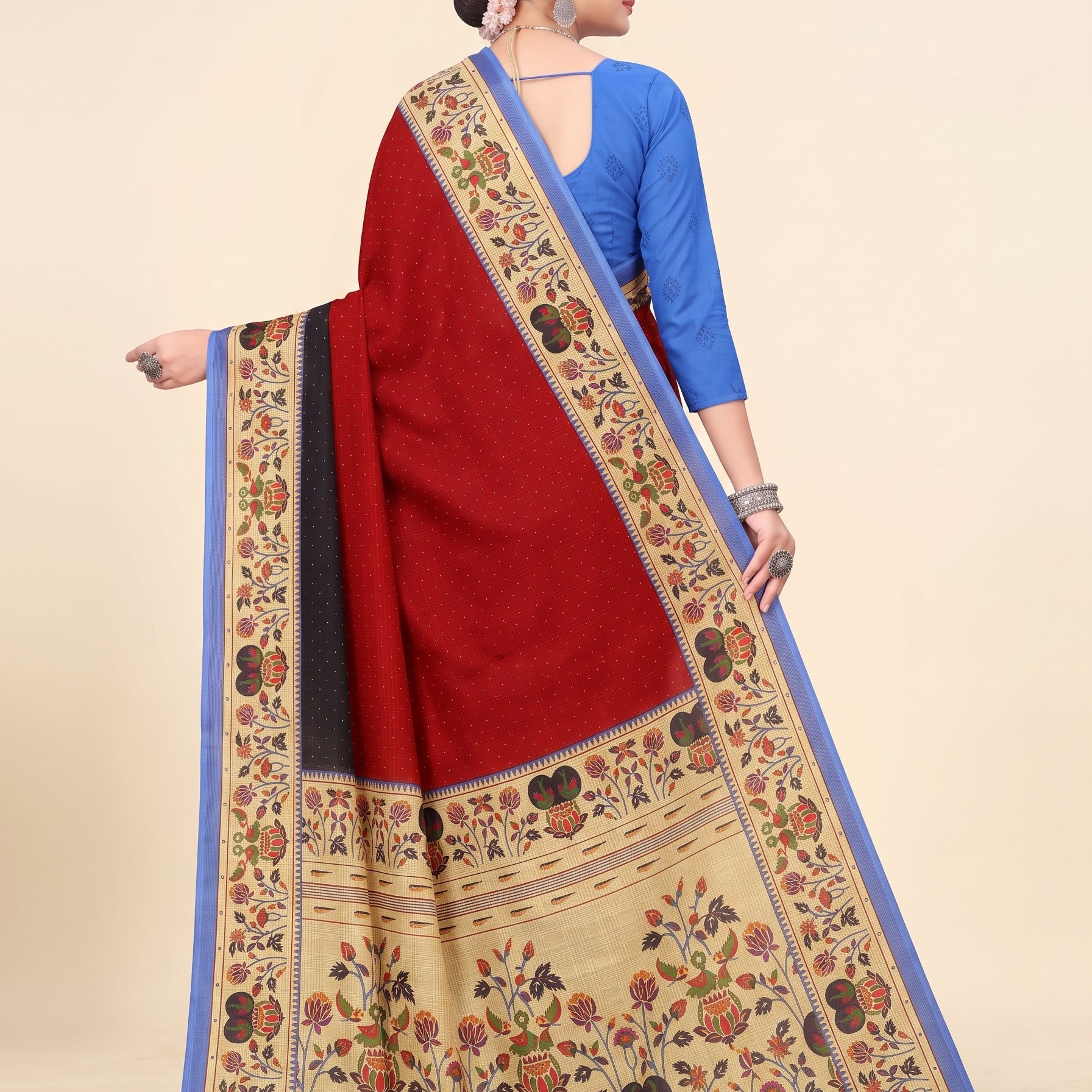Back pallu [sku:KN-59273]