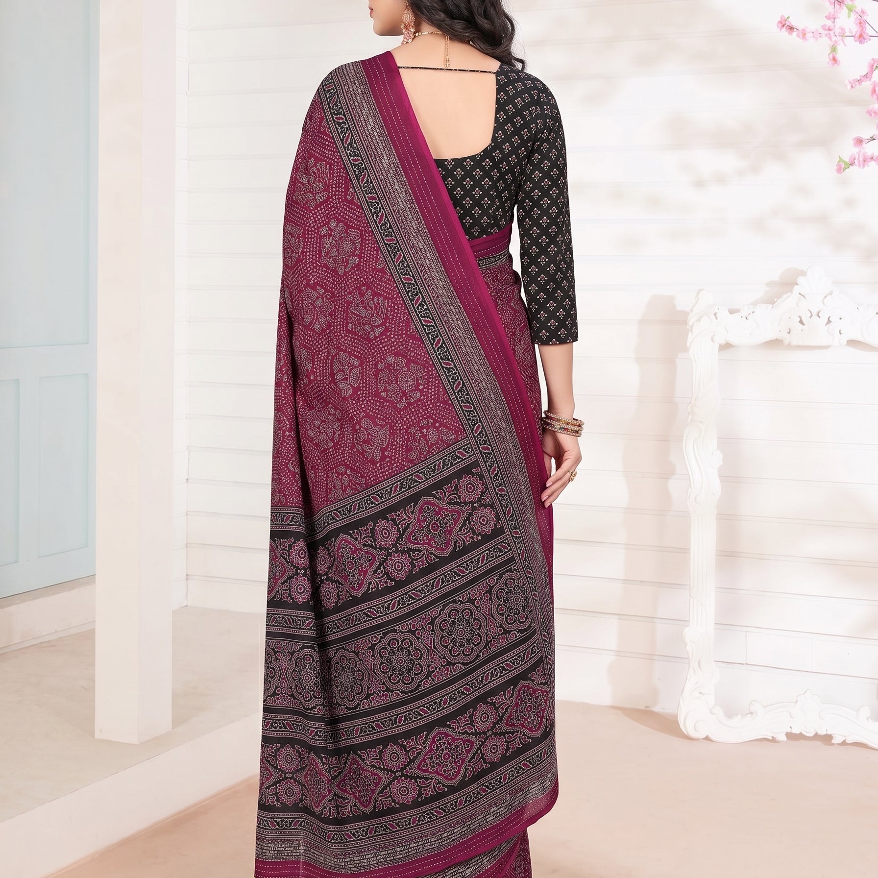 Back pallu