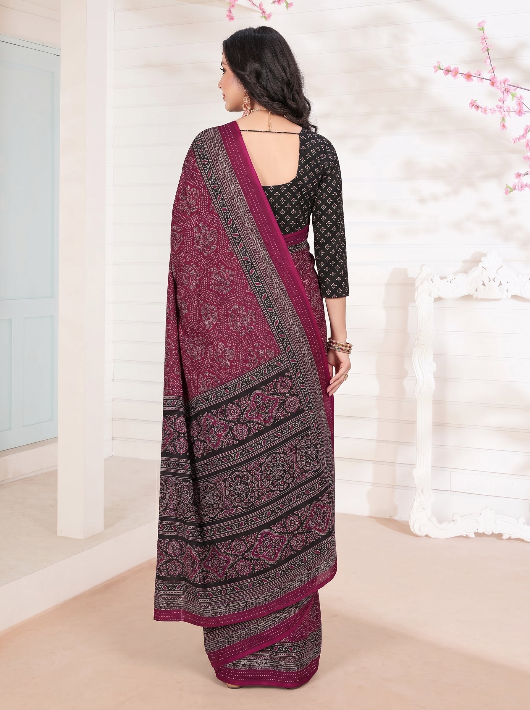 Back pallu