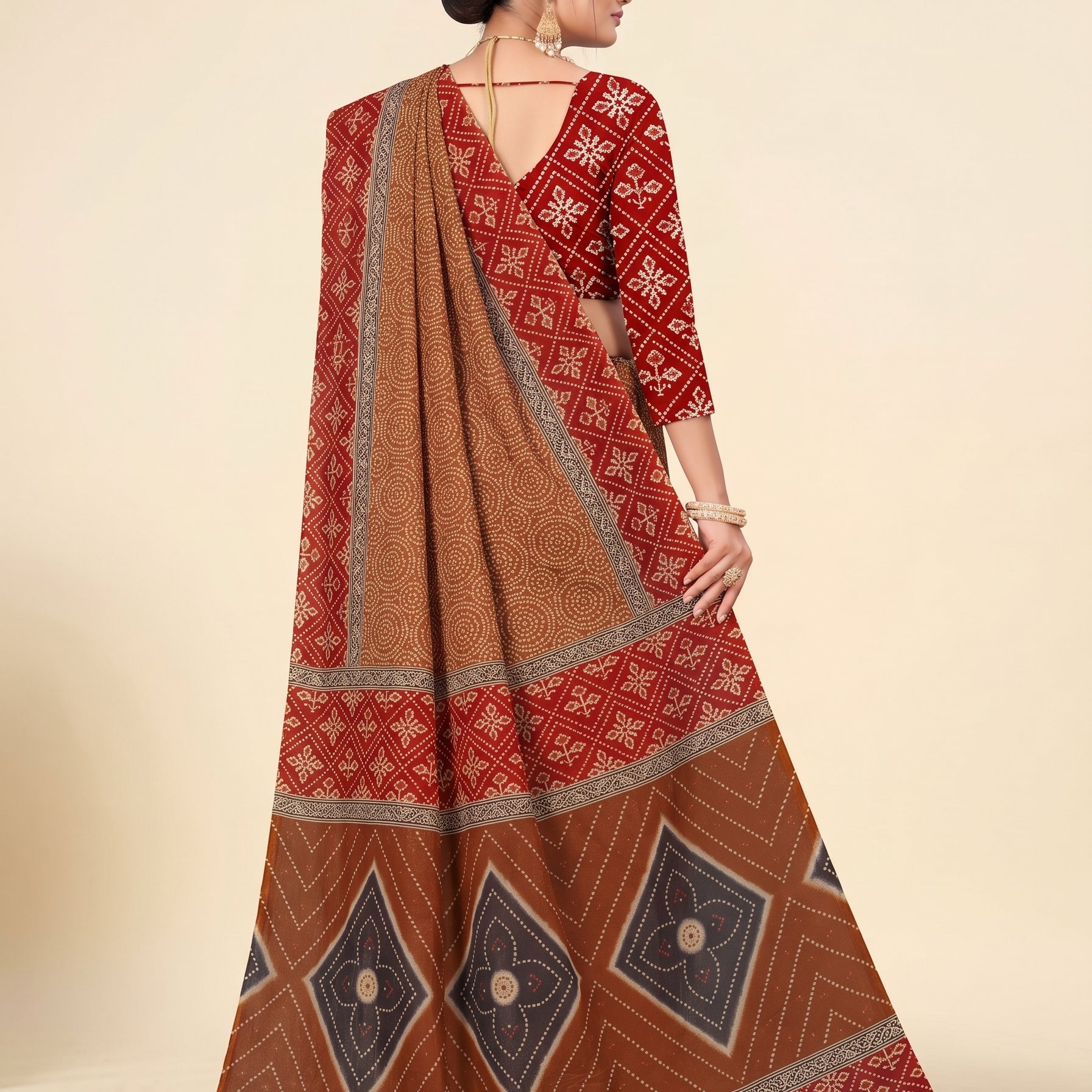 Shared back pallu [sku:KN-64610]