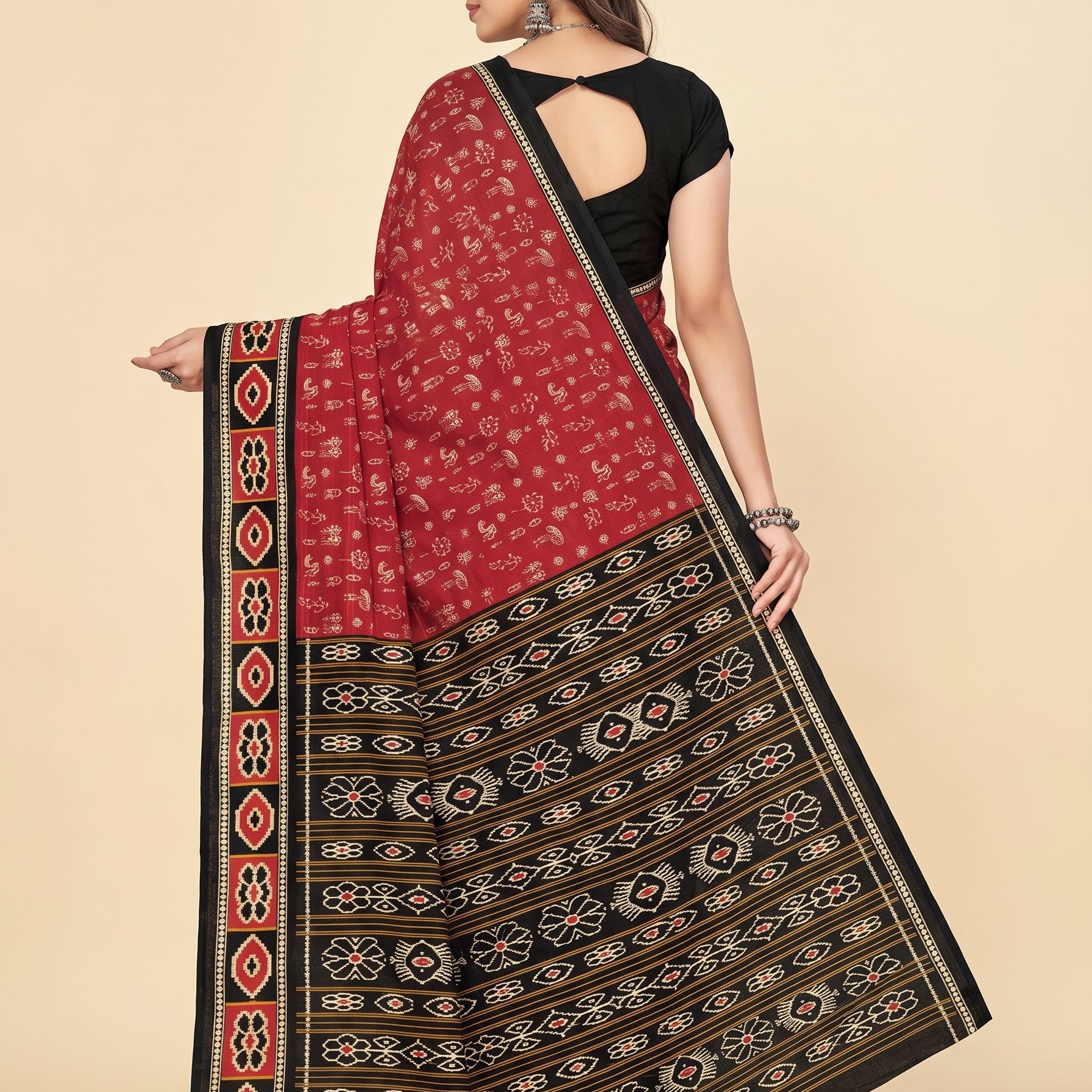 Back pallu