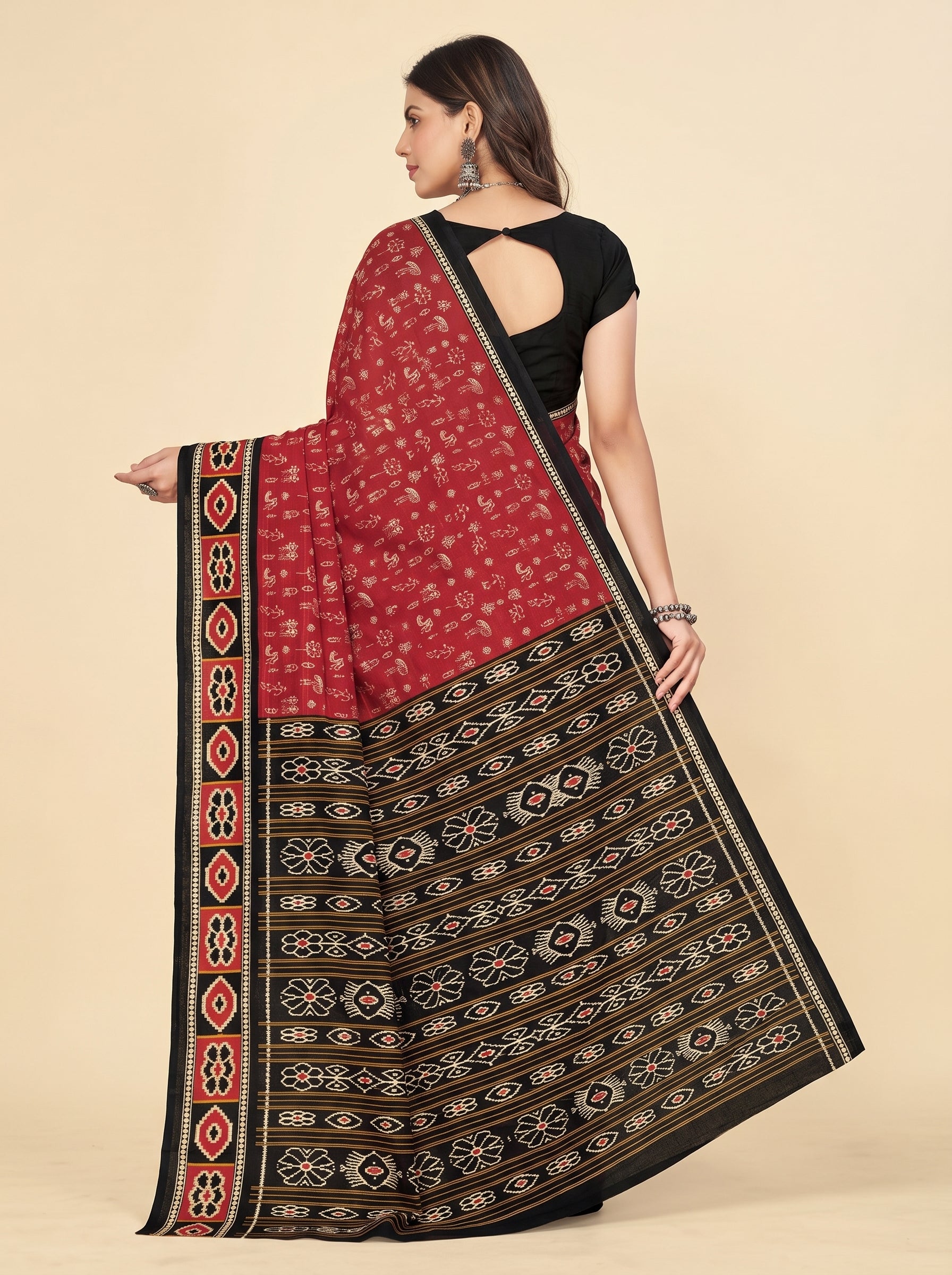 Back pallu