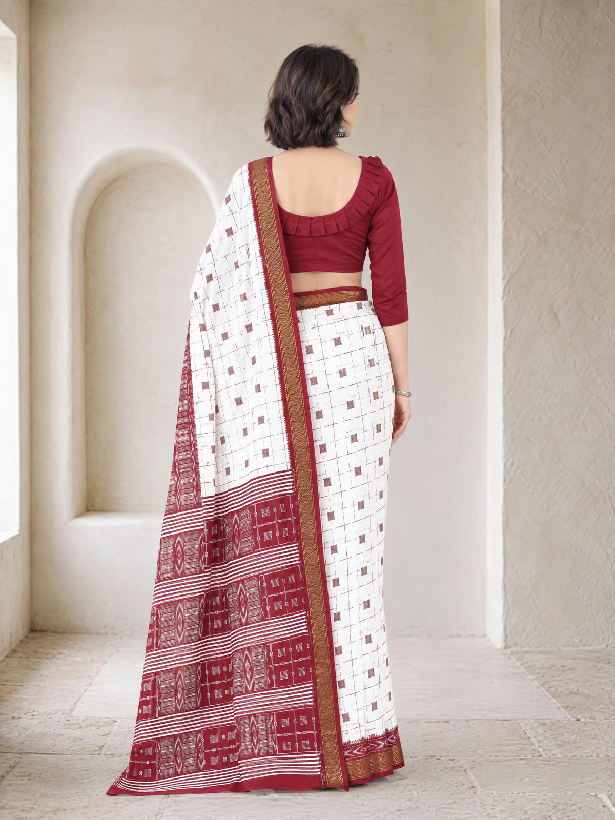 Back pallu [sku:BV-17605A]