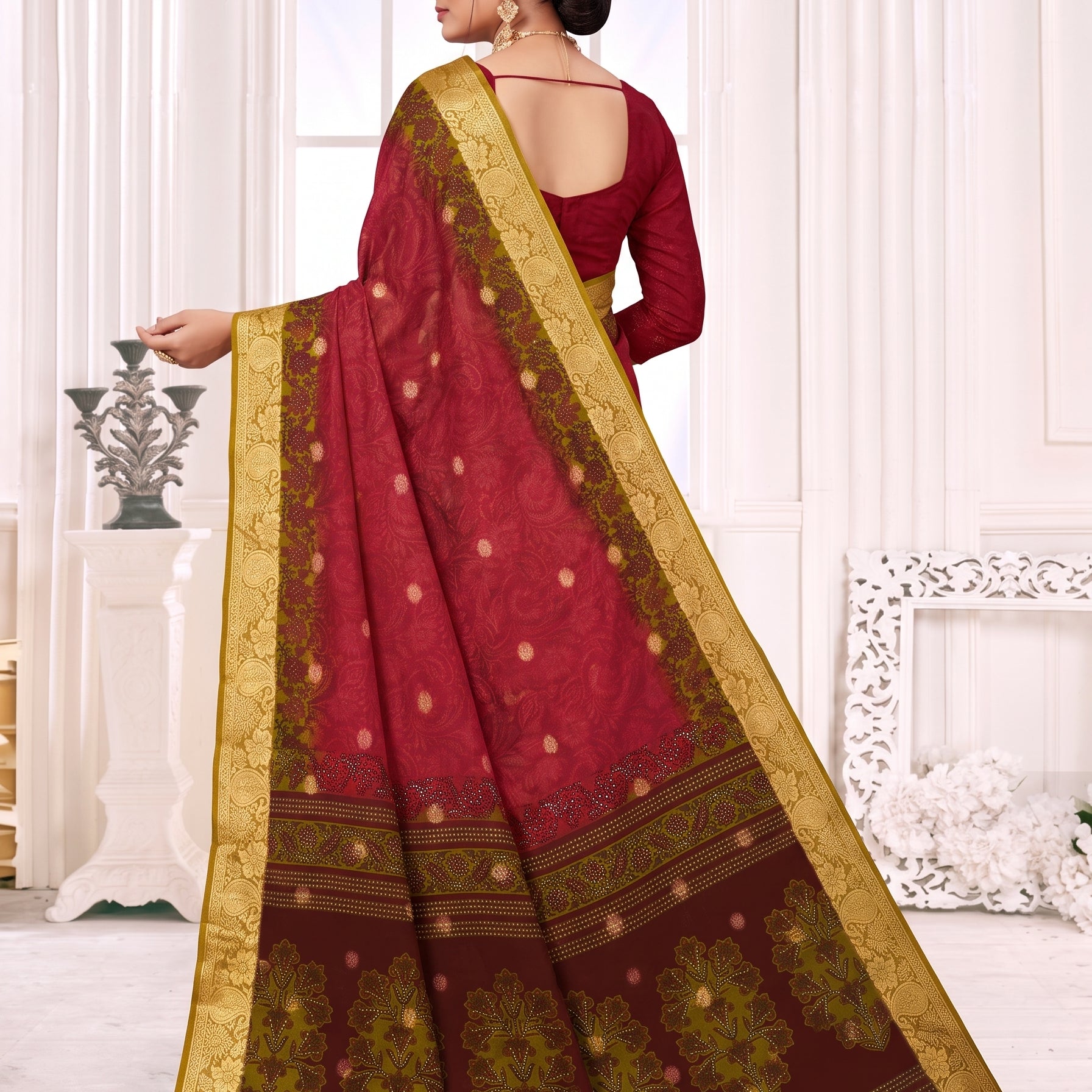 Shared back pallu [sku:KN-66900]