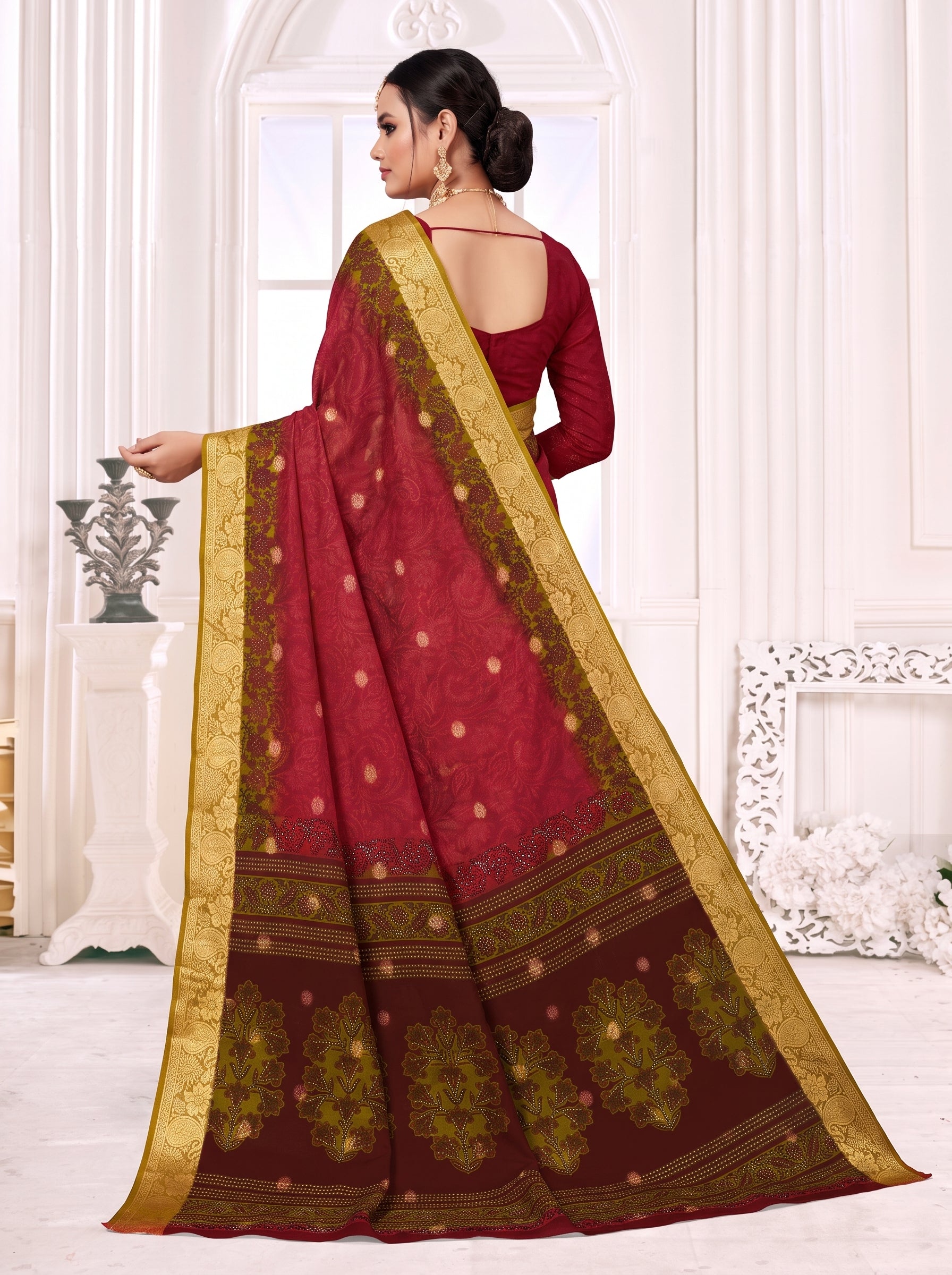 Shared back pallu [sku:KN-66900]