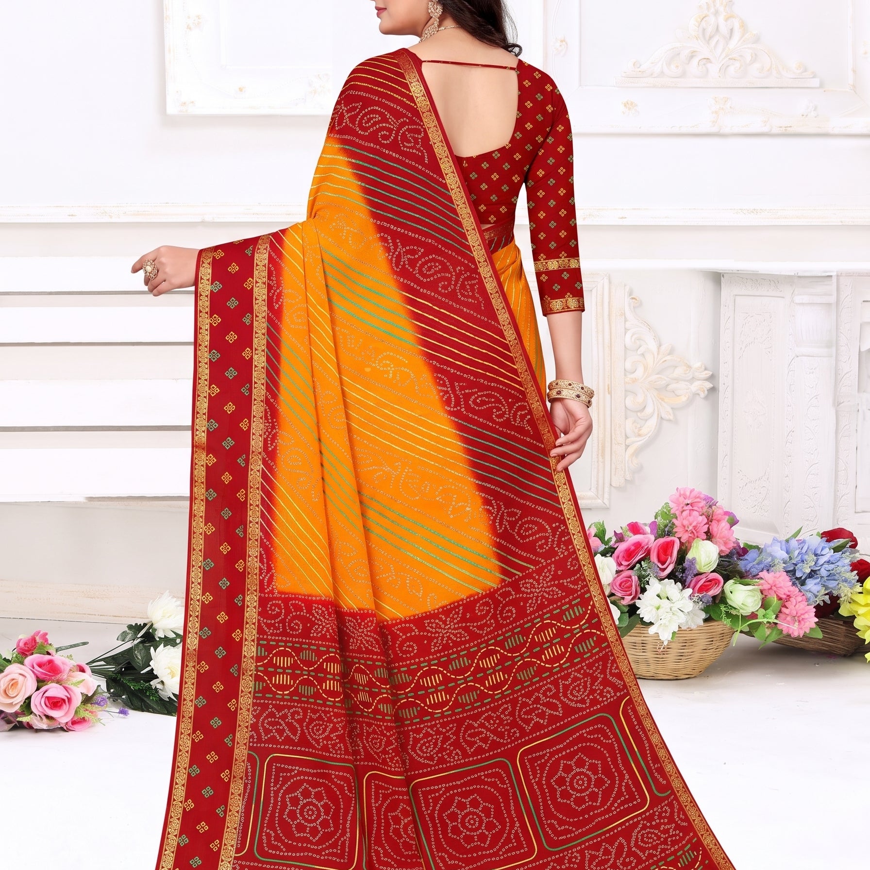 Back pallu