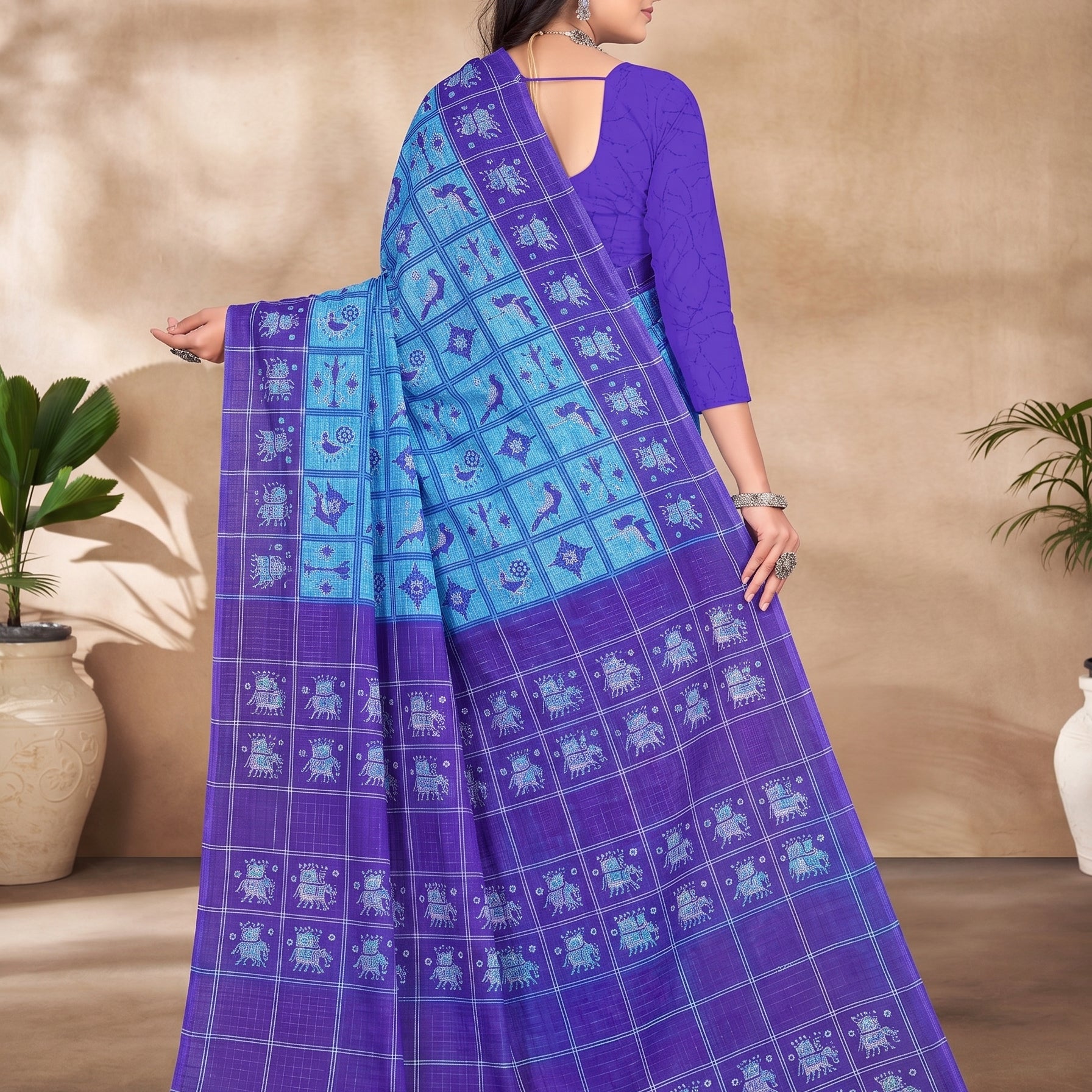Back pallu