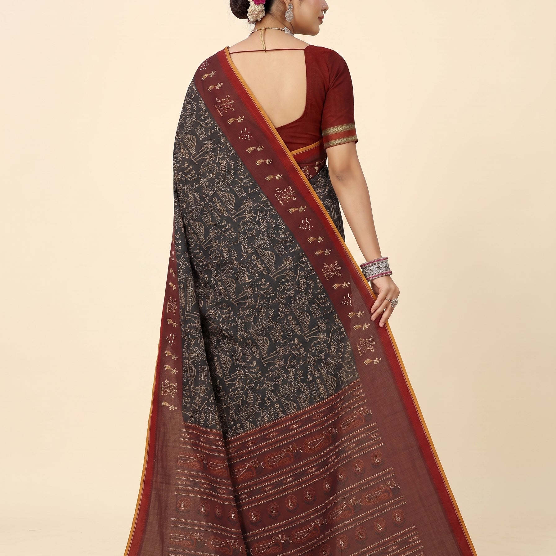 Back pallu [sku:D.NO.60772]