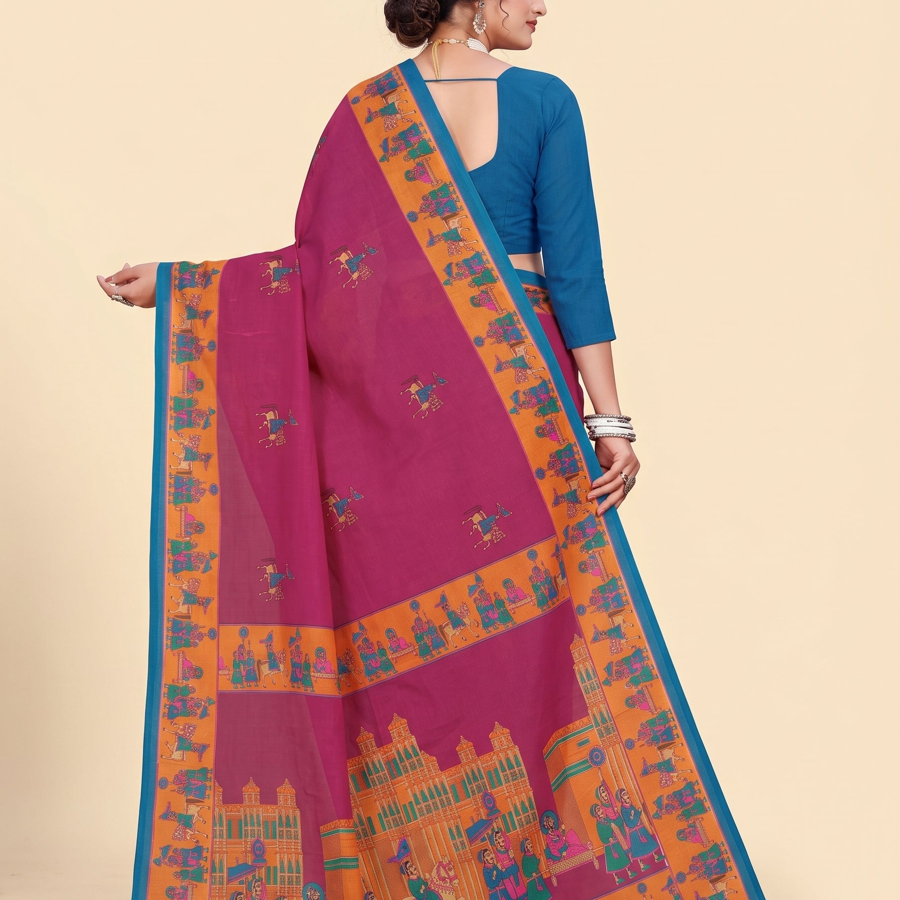 Back pallu