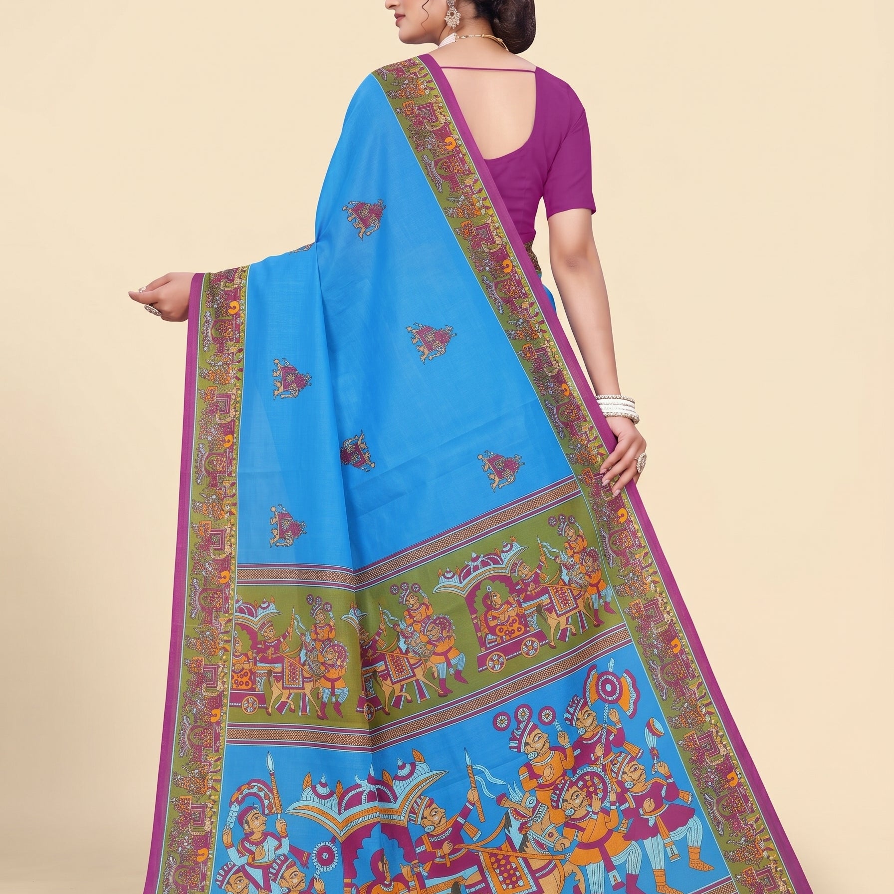 Back pallu