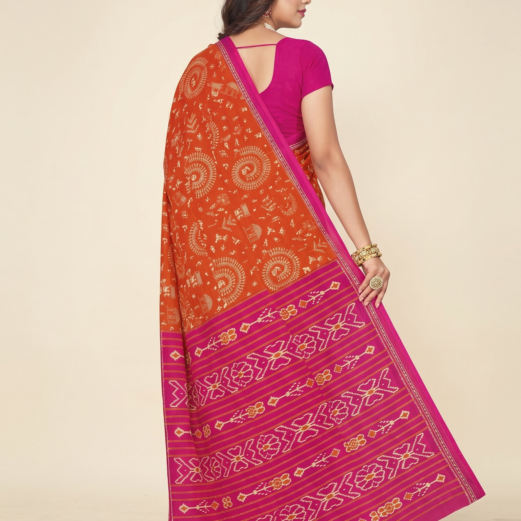 Back pallu