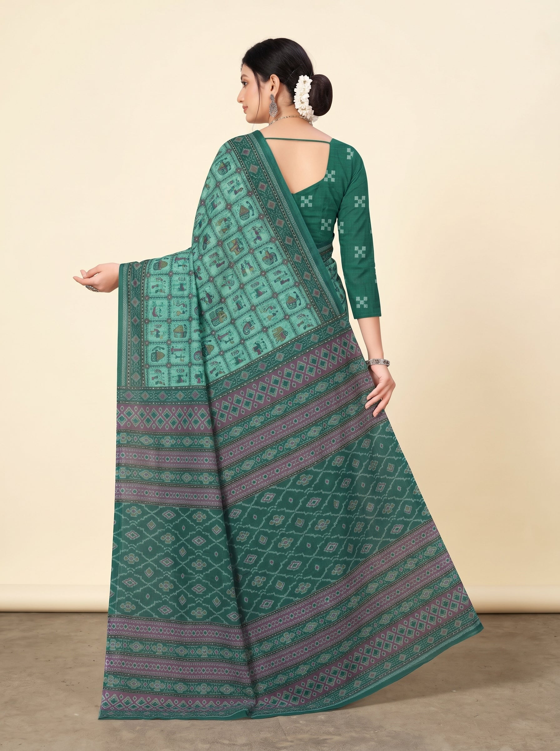 Back pallu