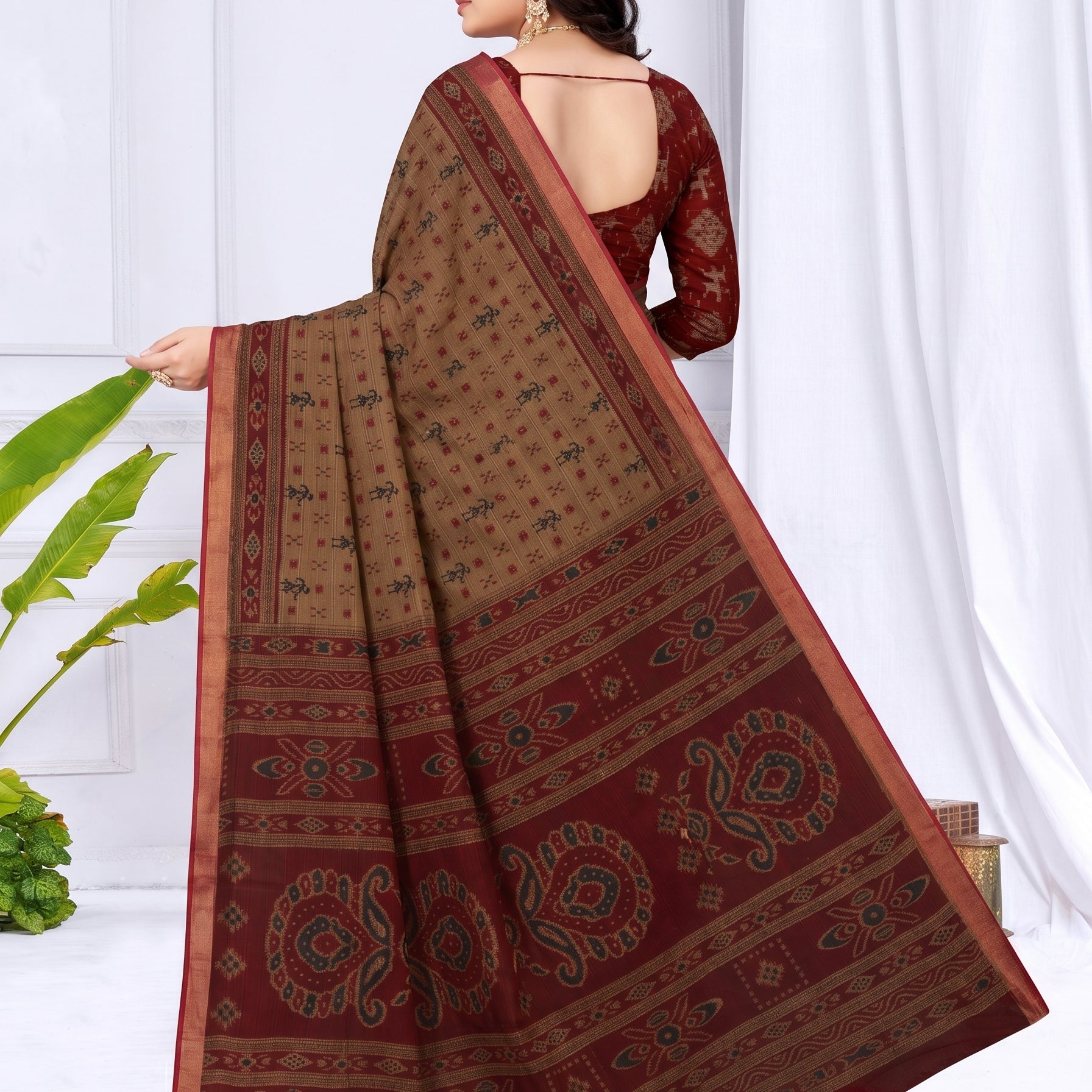 Back pallu