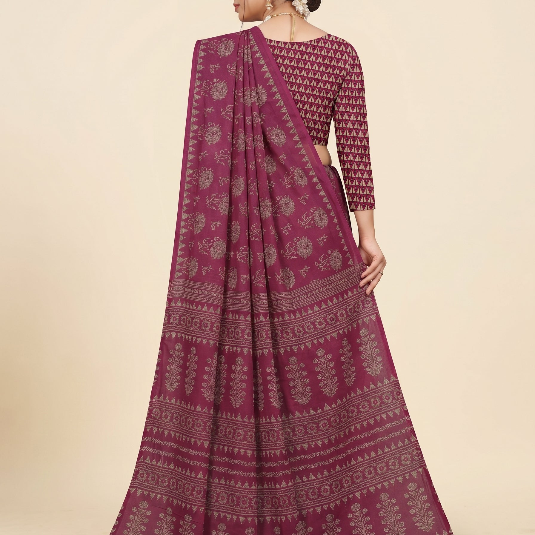 Back pallu