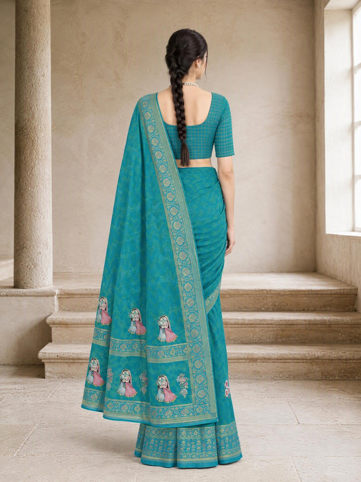 Back pallu [sku:D.NO.70458]