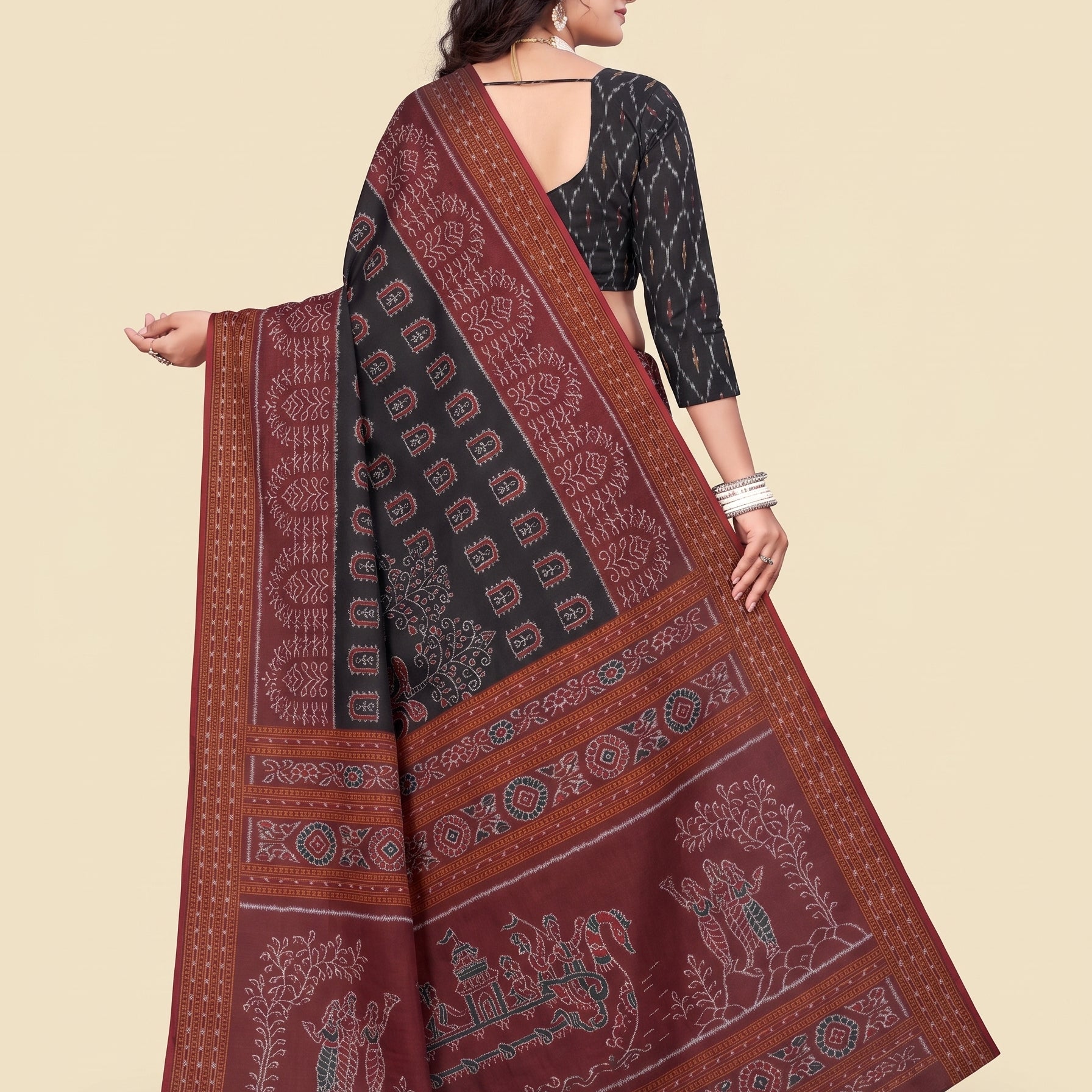 Back pallu