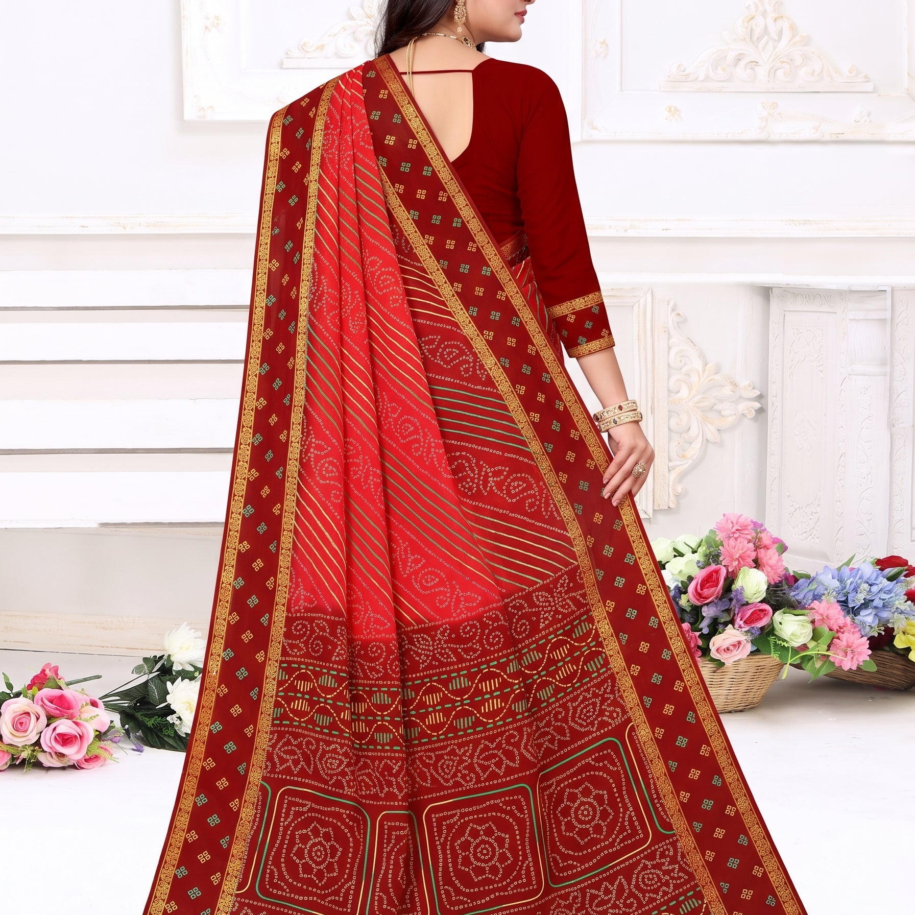 Back pallu