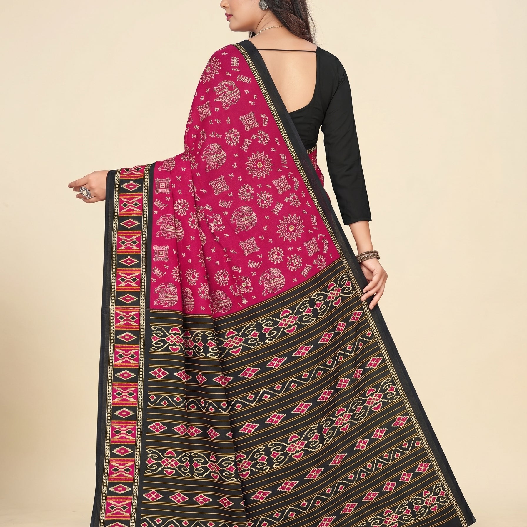 Back pallu