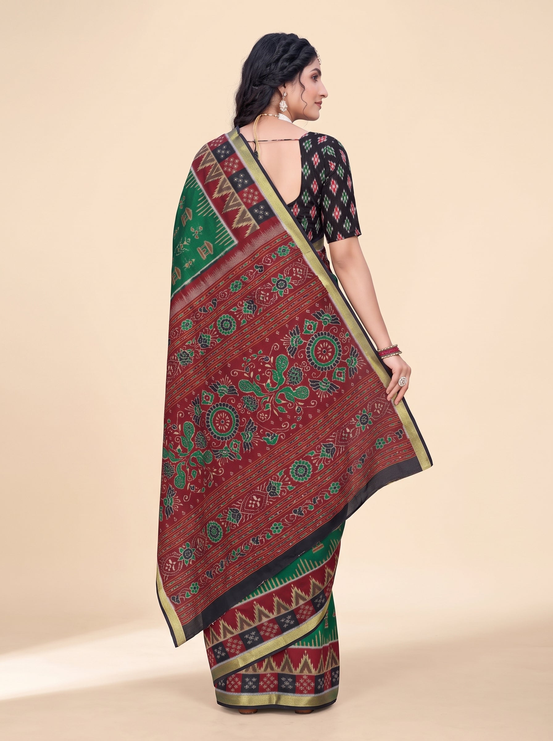 Shared back pallu [sku:JA-14405]