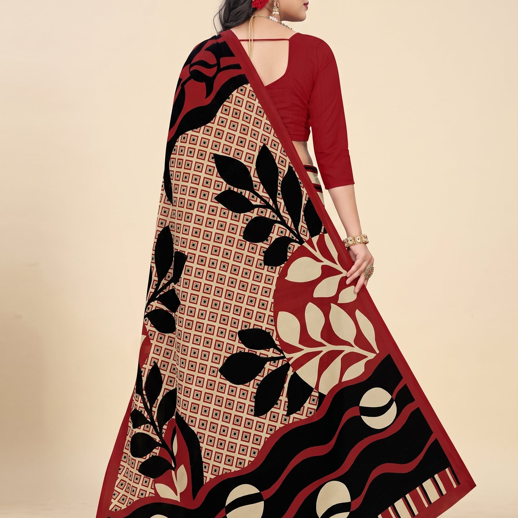 Back pallu [sku:BV-23733]