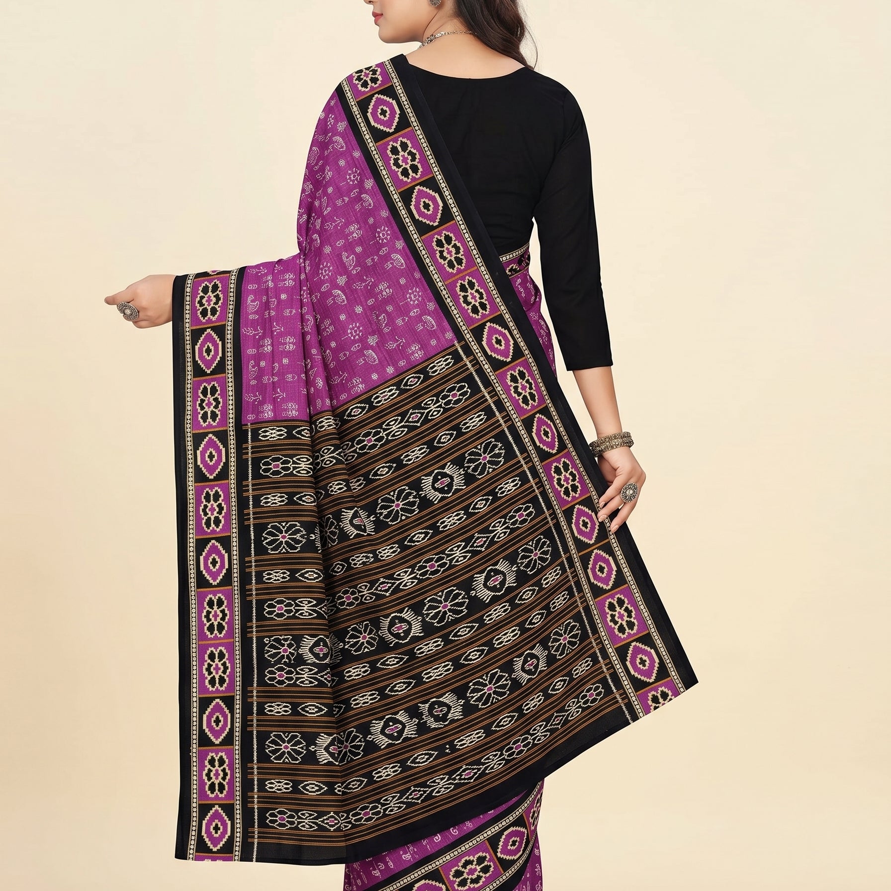 Back pallu