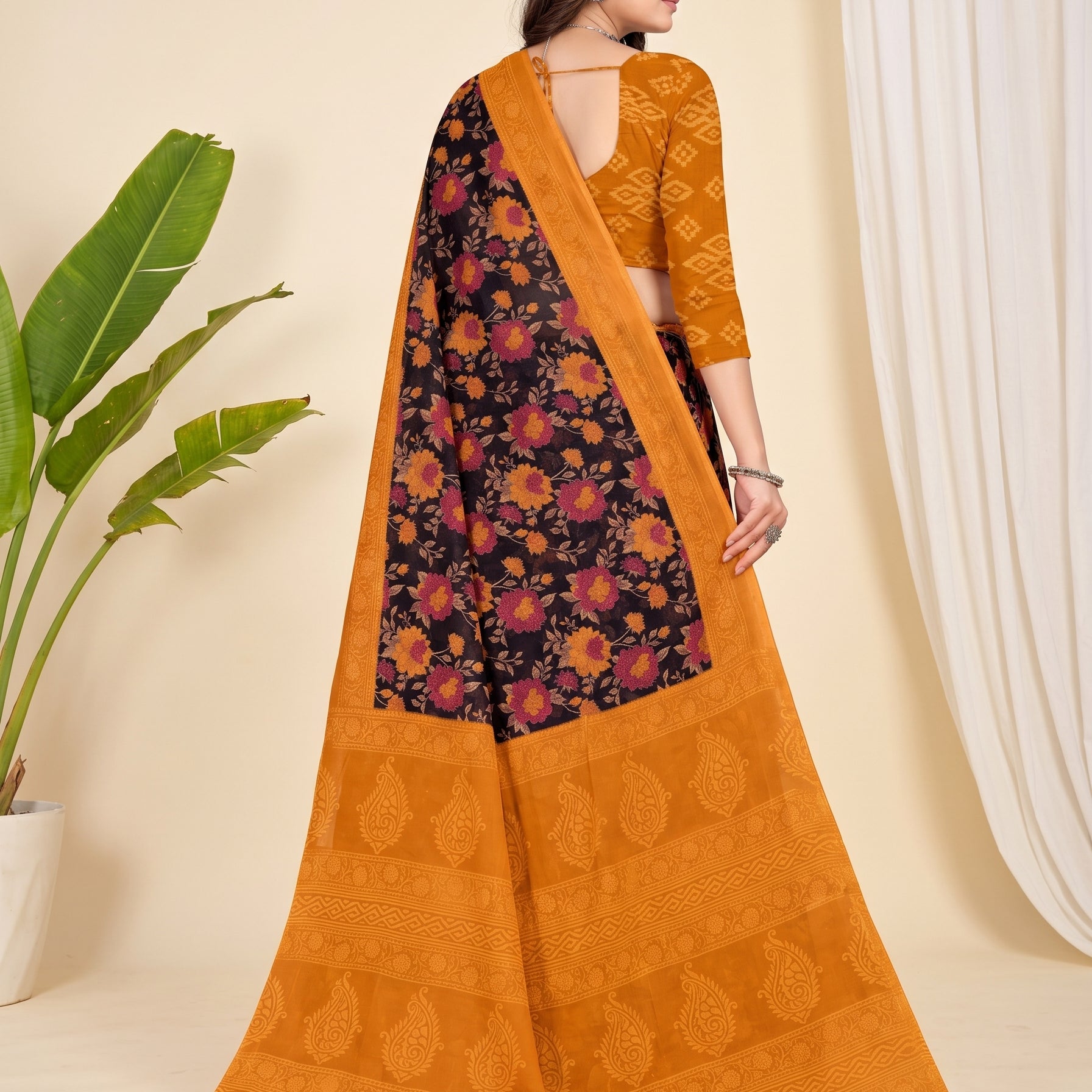 Back pallu