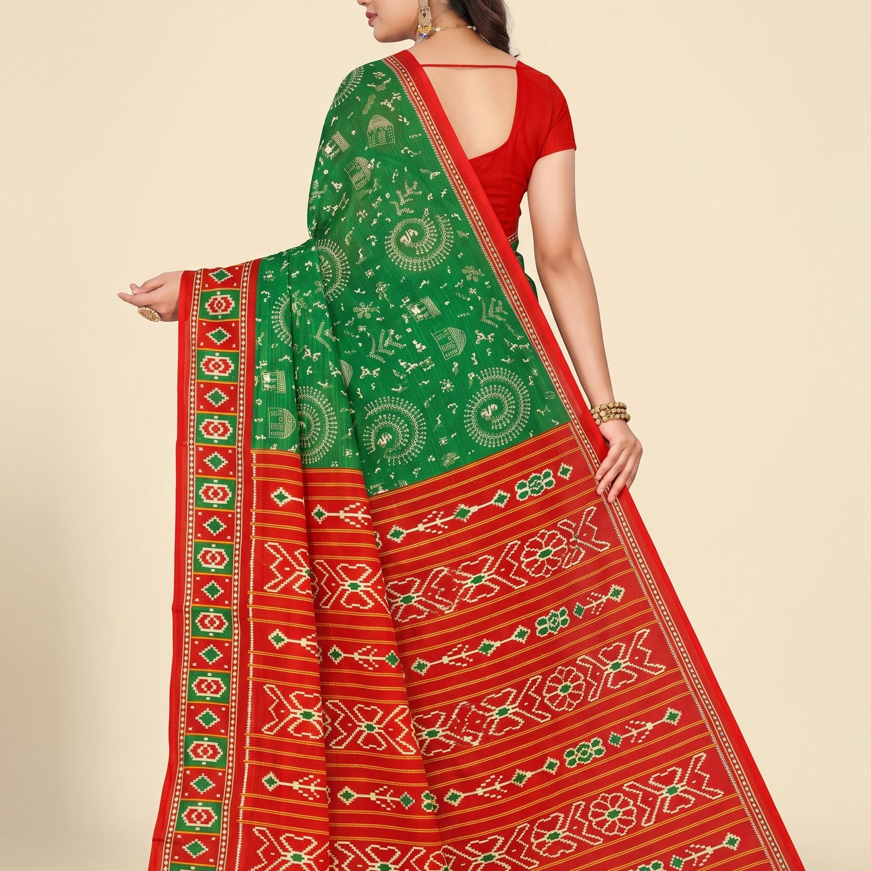 Back pallu