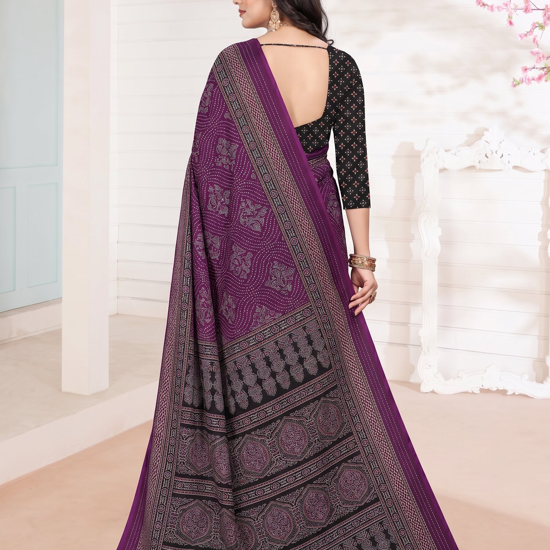 Back pallu