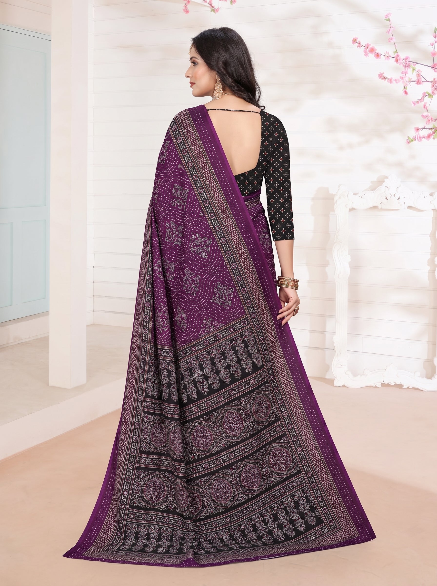 Back pallu
