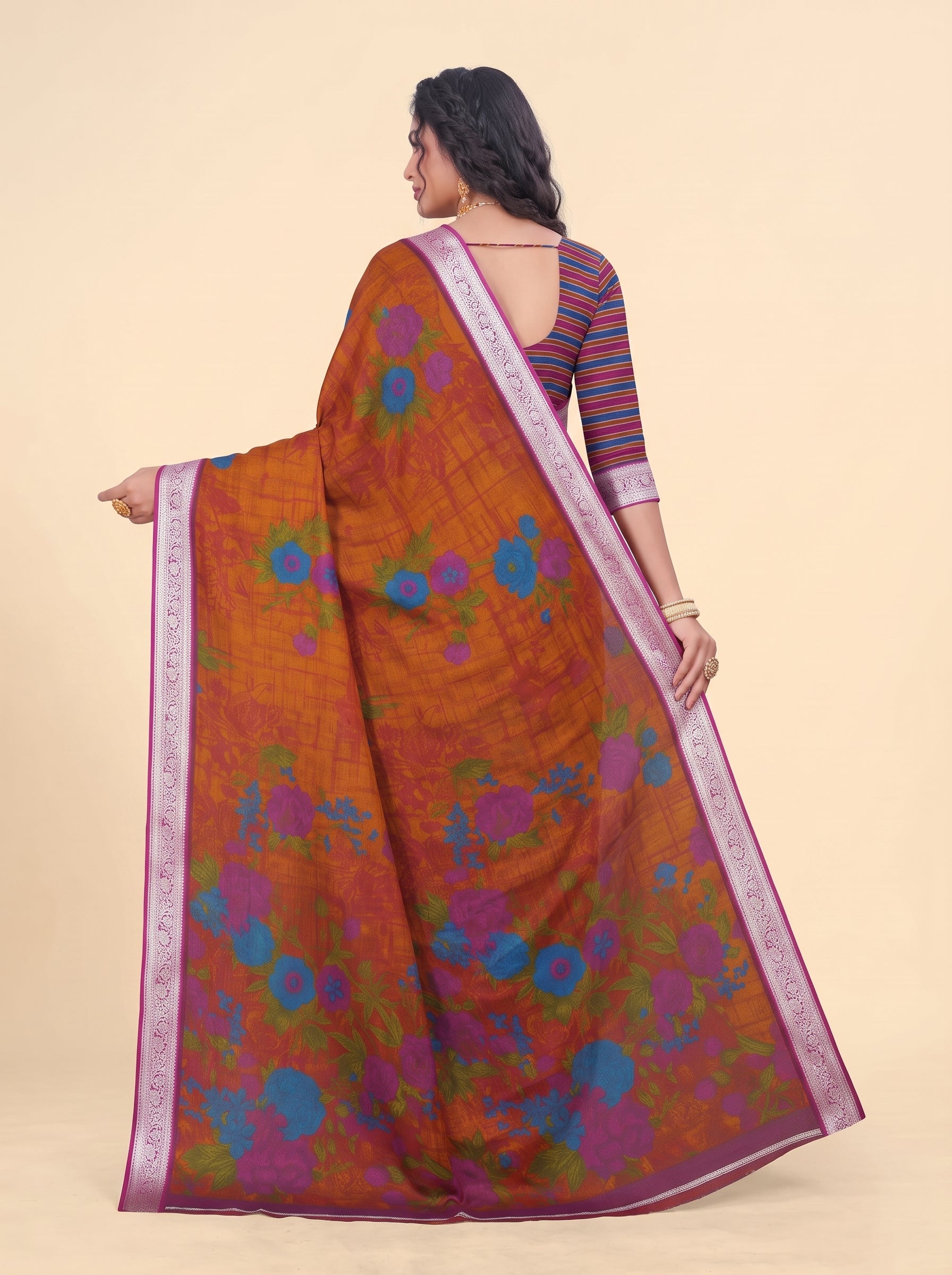 Shared back pallu [sku:JA-14831]