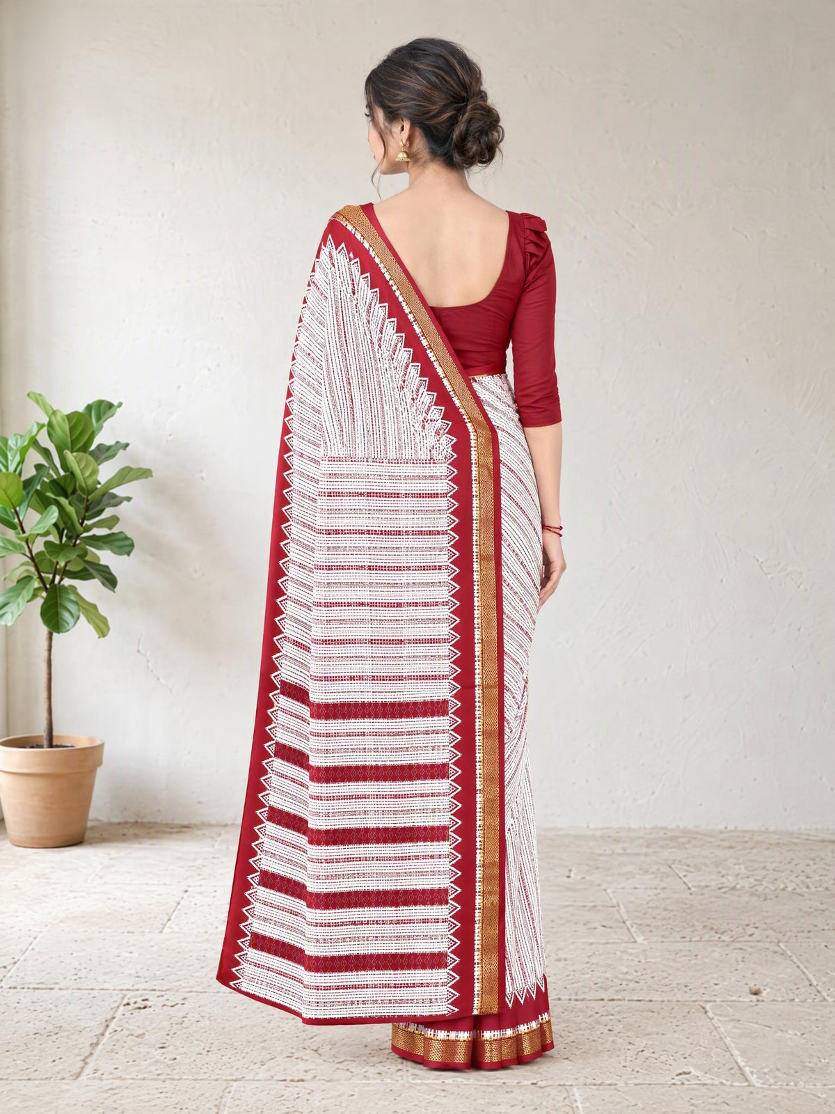Back pallu [sku:BV-17607A]