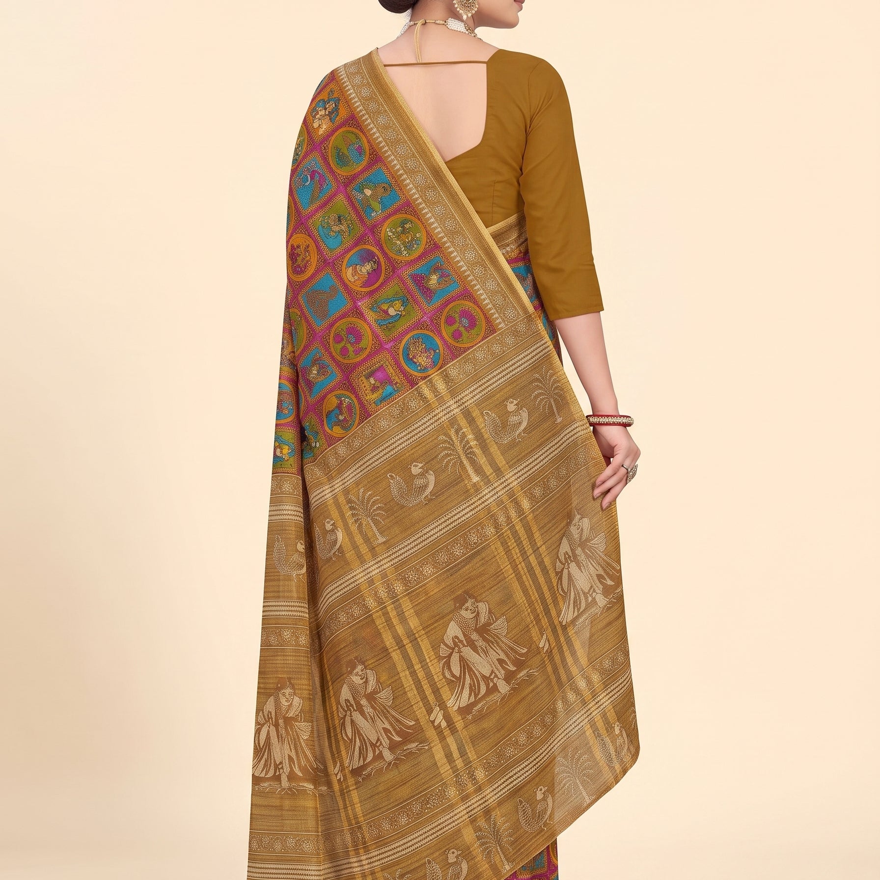 Back pallu [sku:BV-25600]