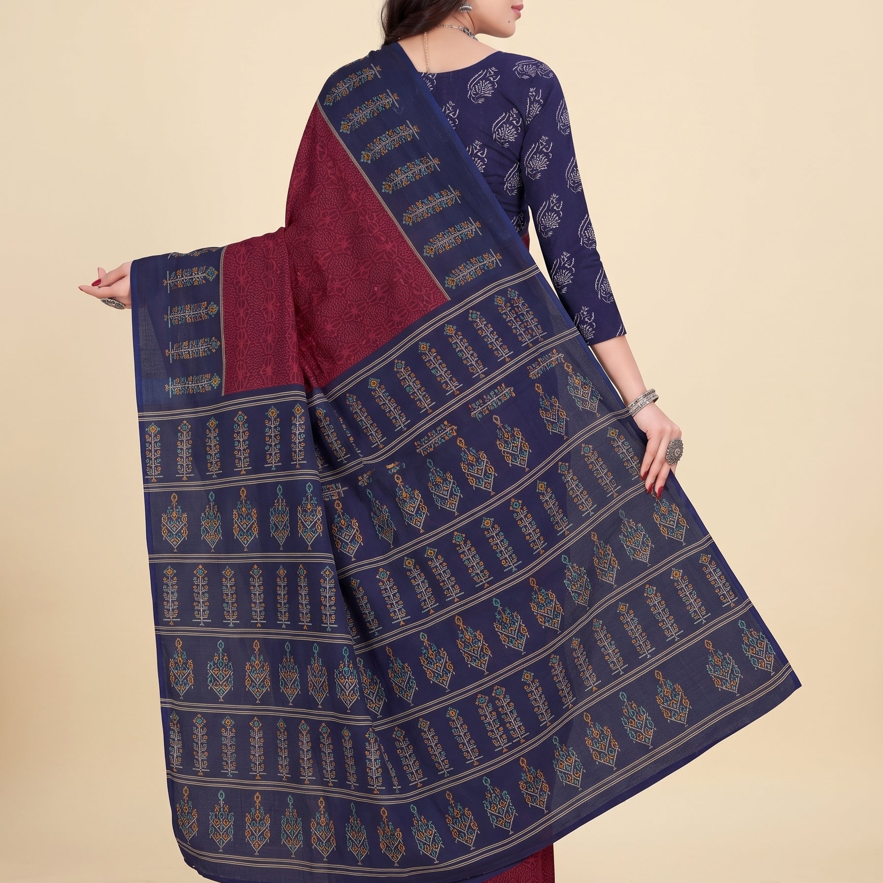 Back pallu