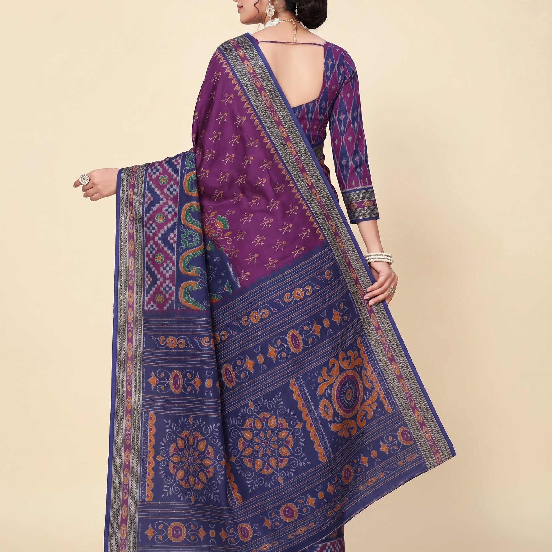 Back pallu