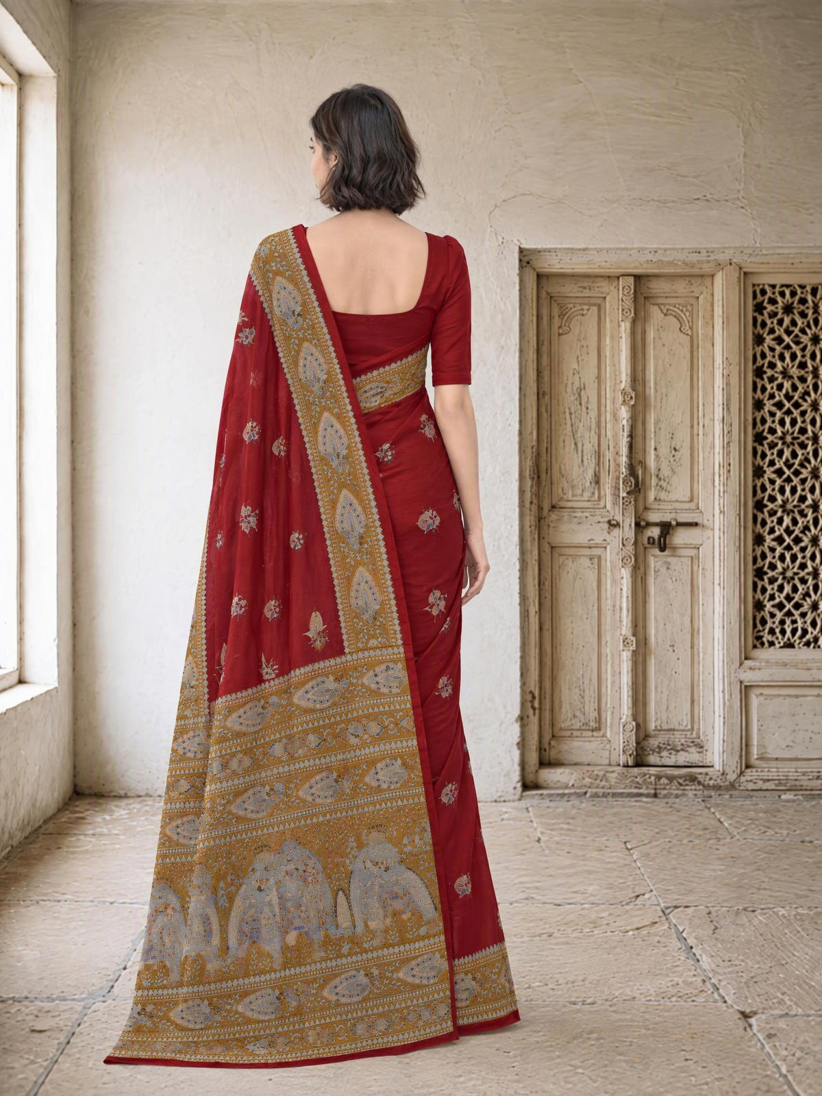 Back pallu [sku:BV-22795]