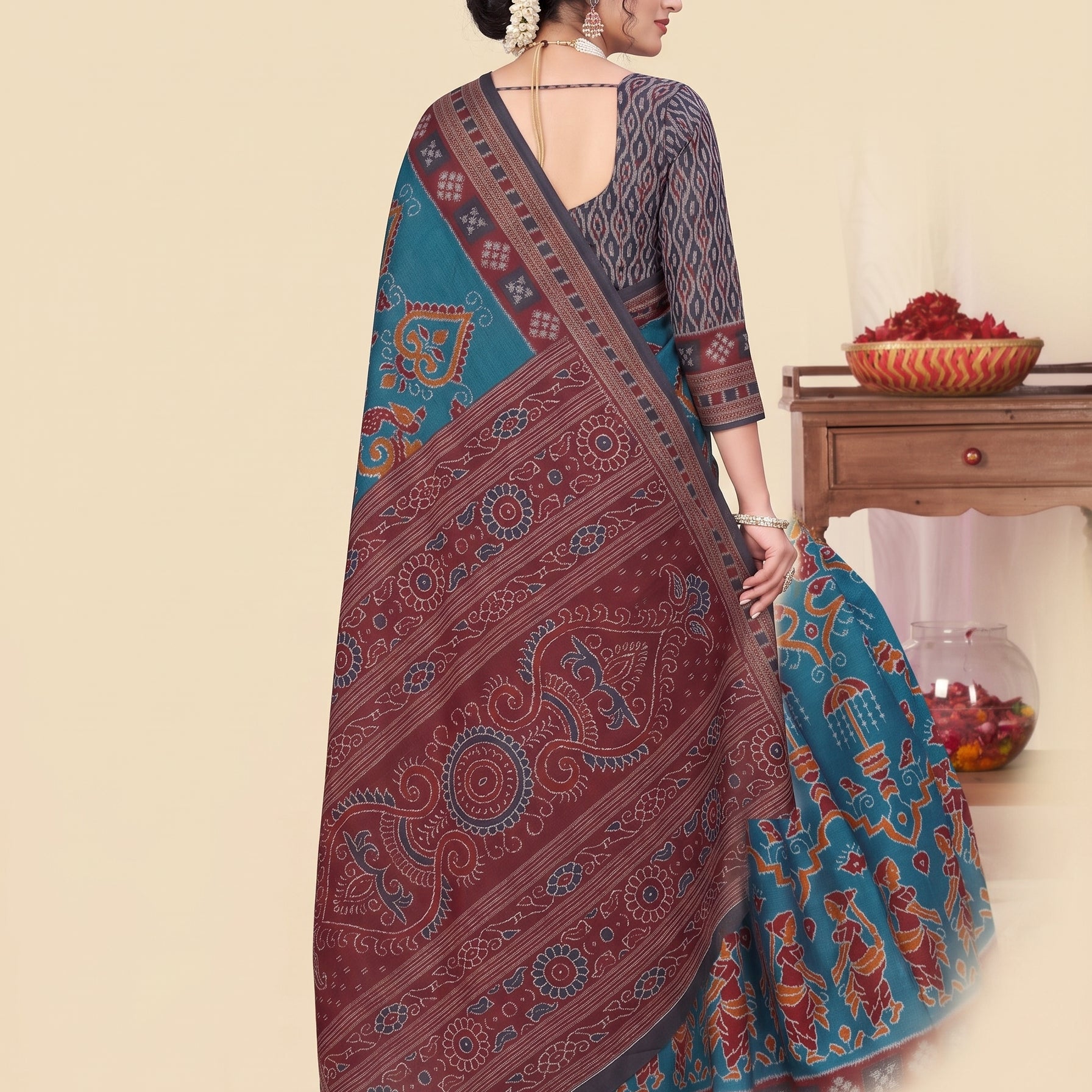 Back pallu
