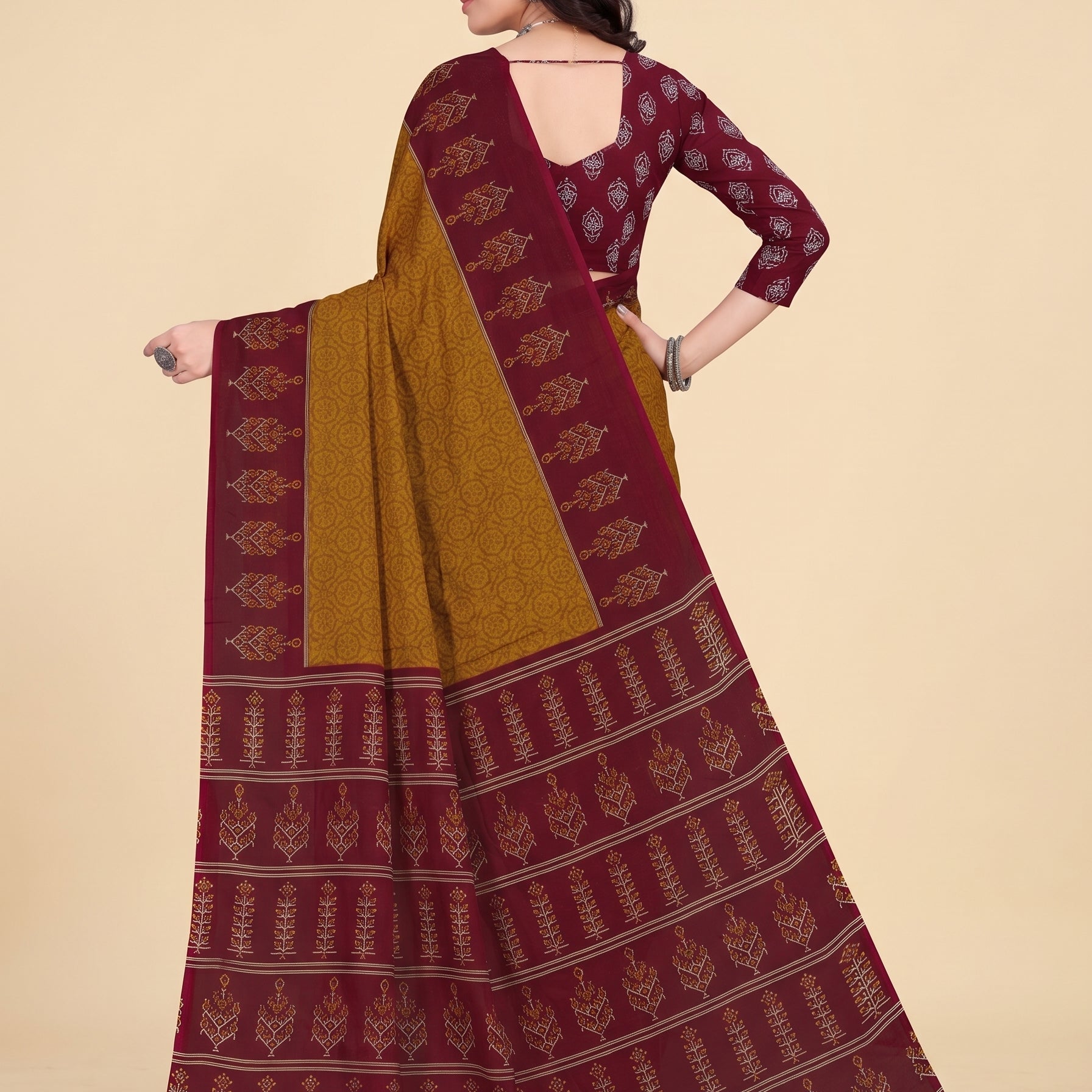 Back pallu