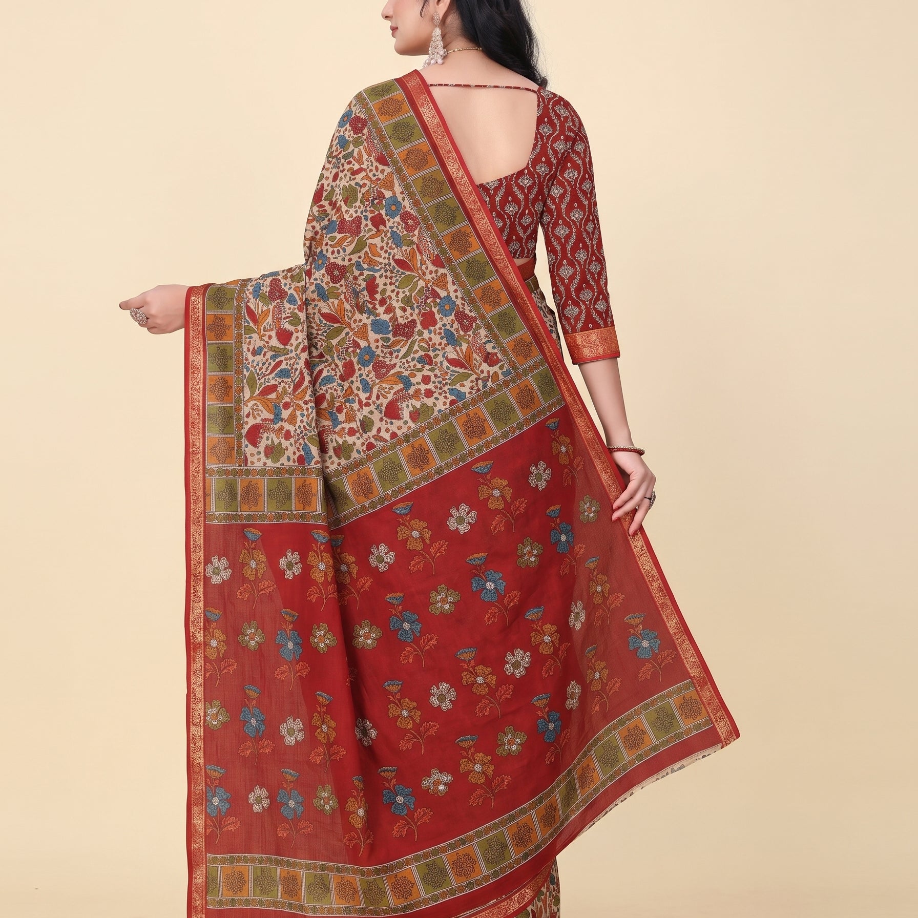 Shared back pallu [sku:JA 14299]