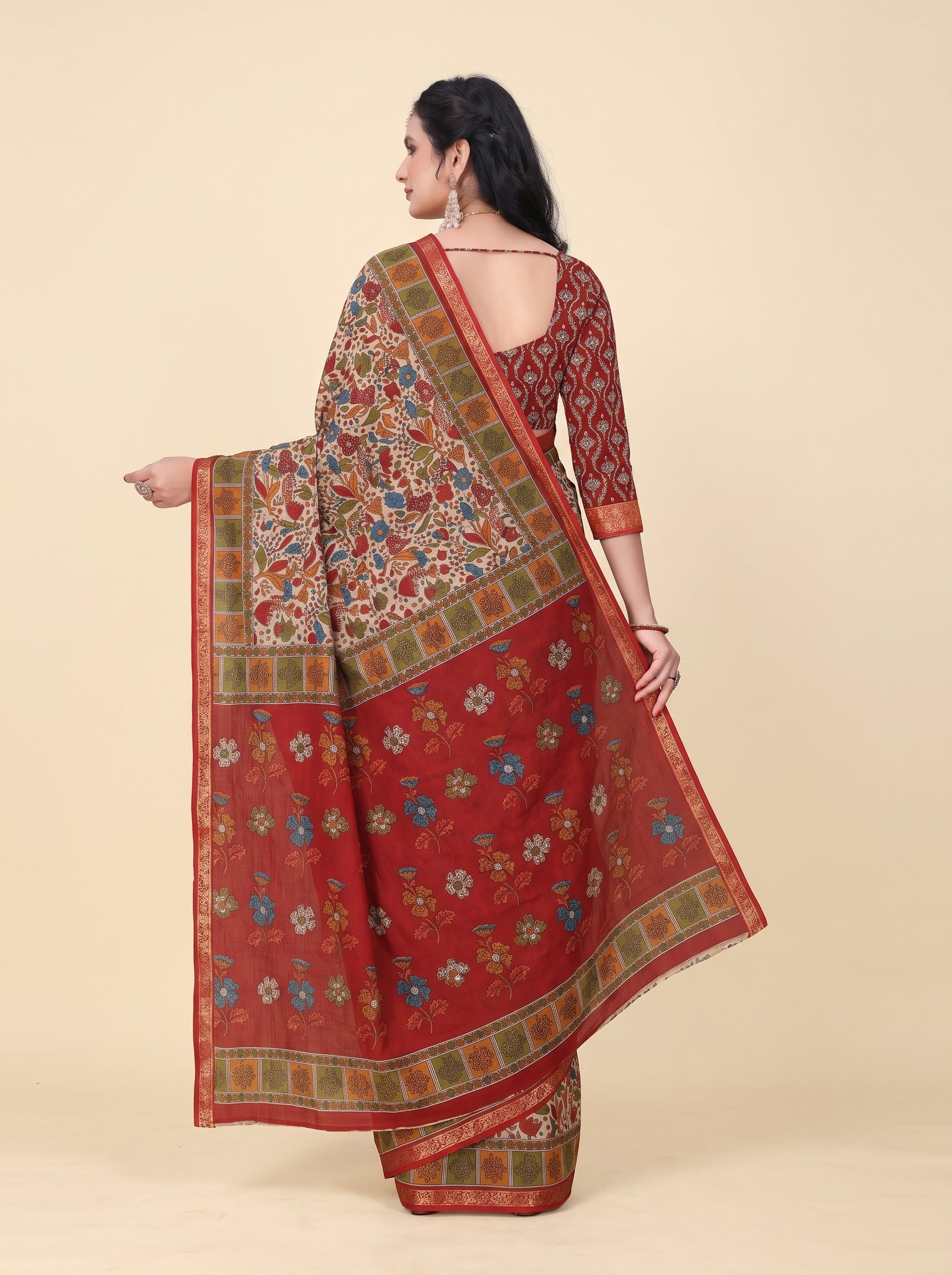 Shared back pallu [sku:JA 14299]